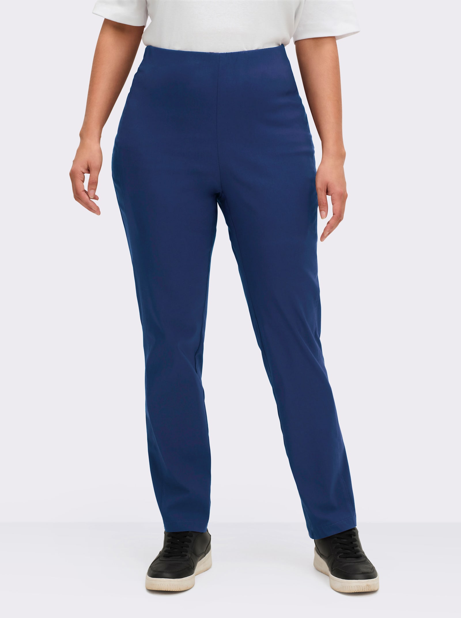 Stehmann Comfort line Hose mit Dehnbund, Viskose-Qualität - royalblau