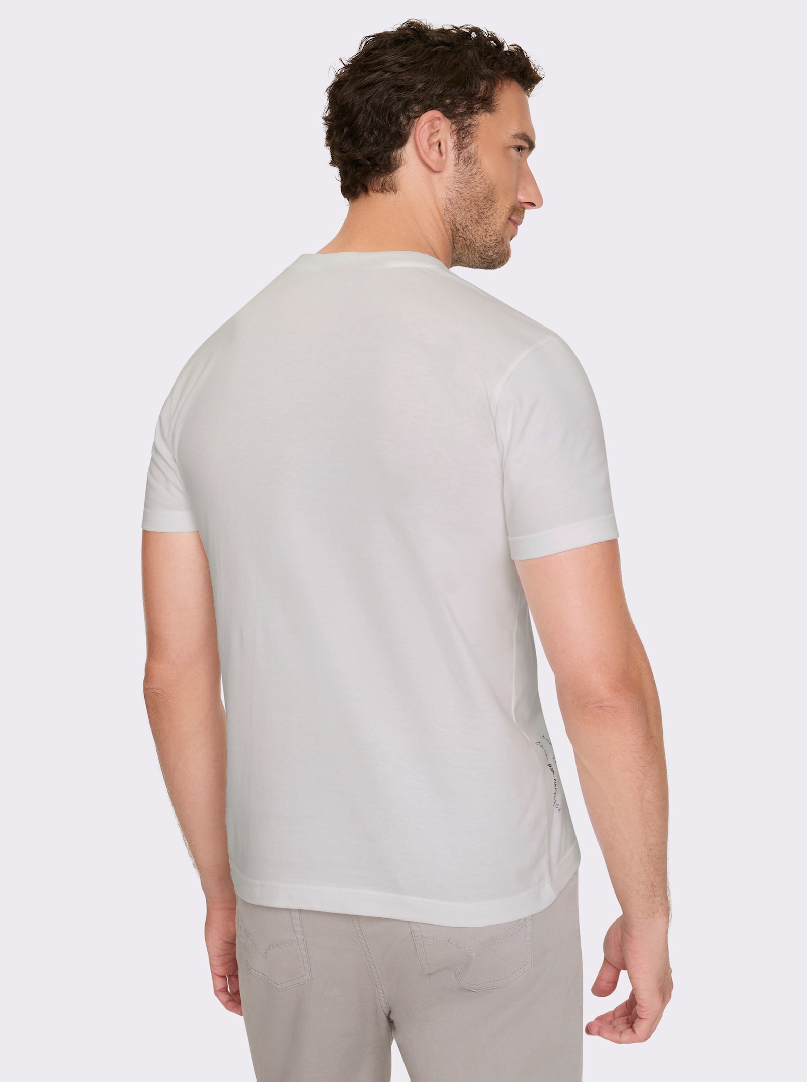 Catamaran Kurzarmshirt in Baumwoll-Qualität - weiß