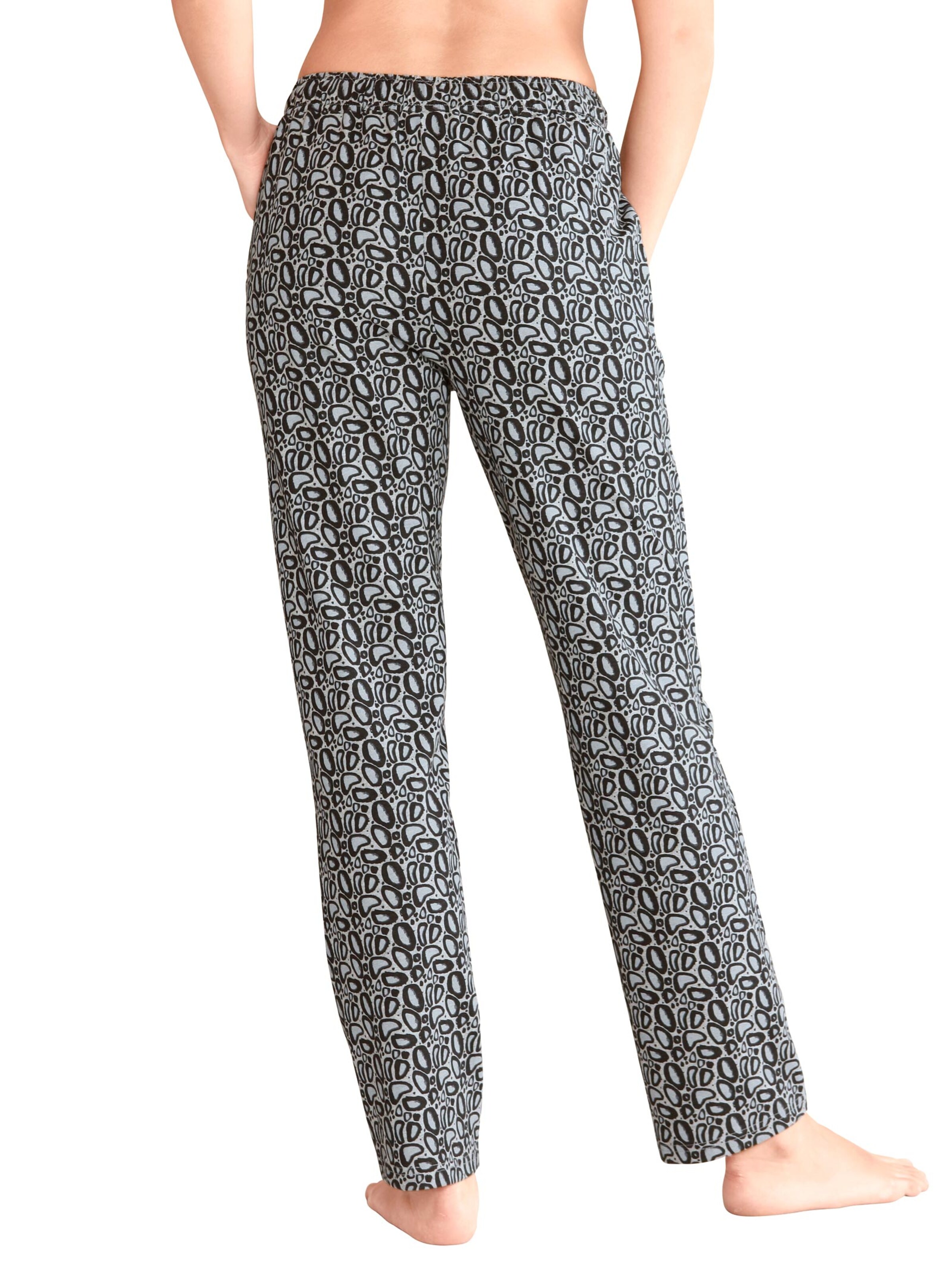 Freizeithose - grau-bedruckt