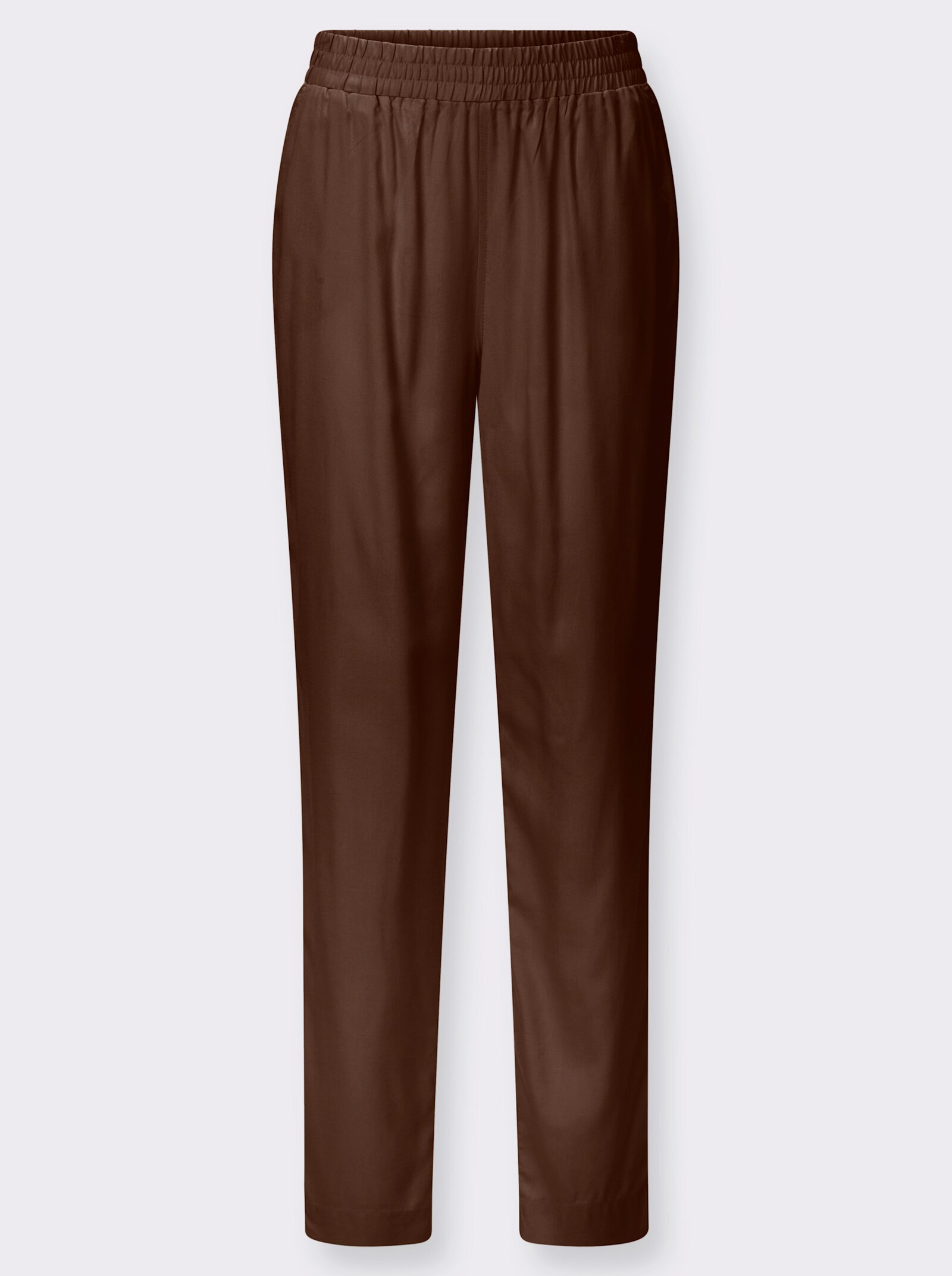 Schlupfhose mit Taschen - schoko