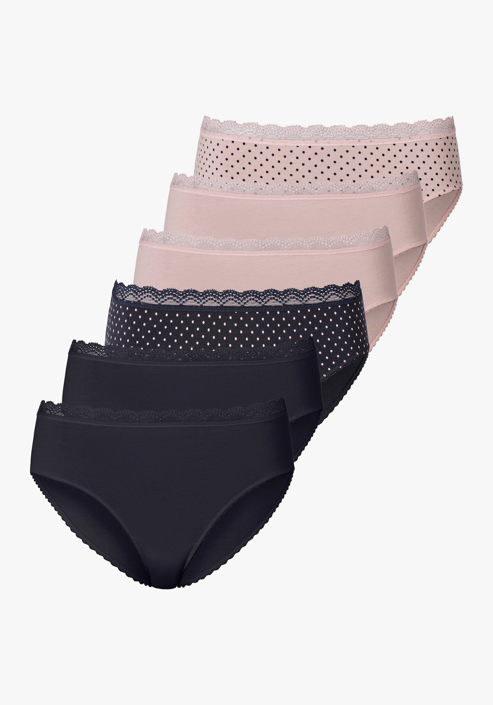 Vivance Jazz-Pants Slips - navy/rose