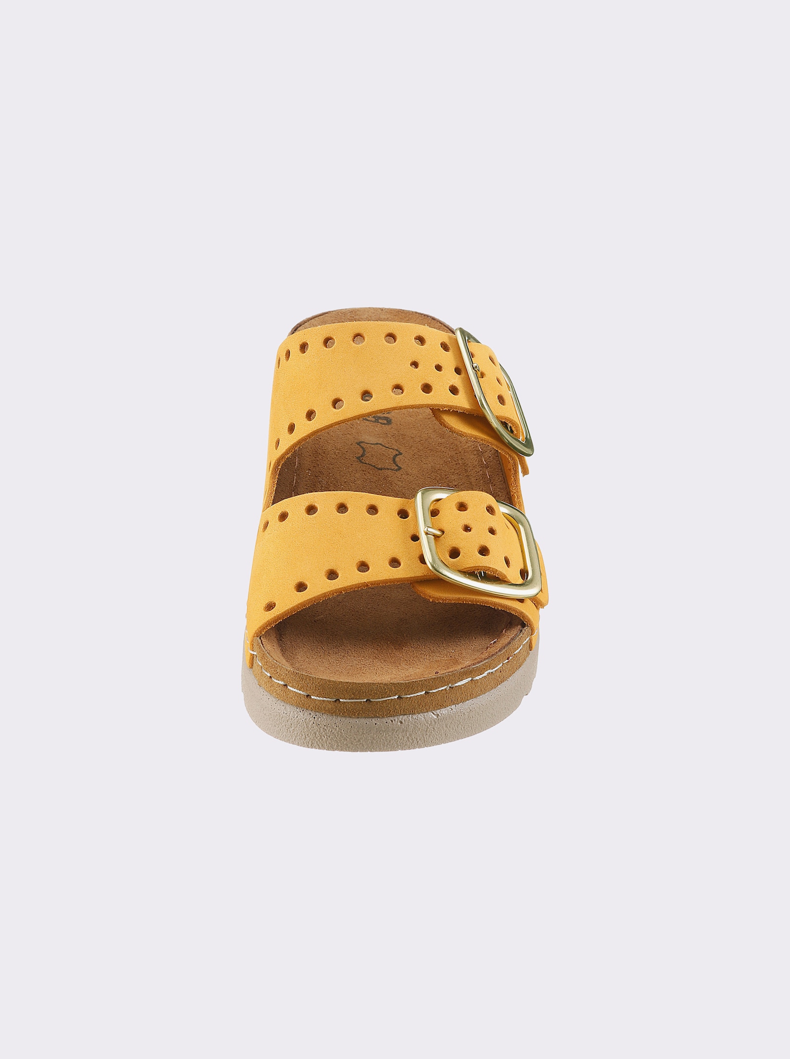 Mubb Pantolette mit Trittdämpfung - gelb