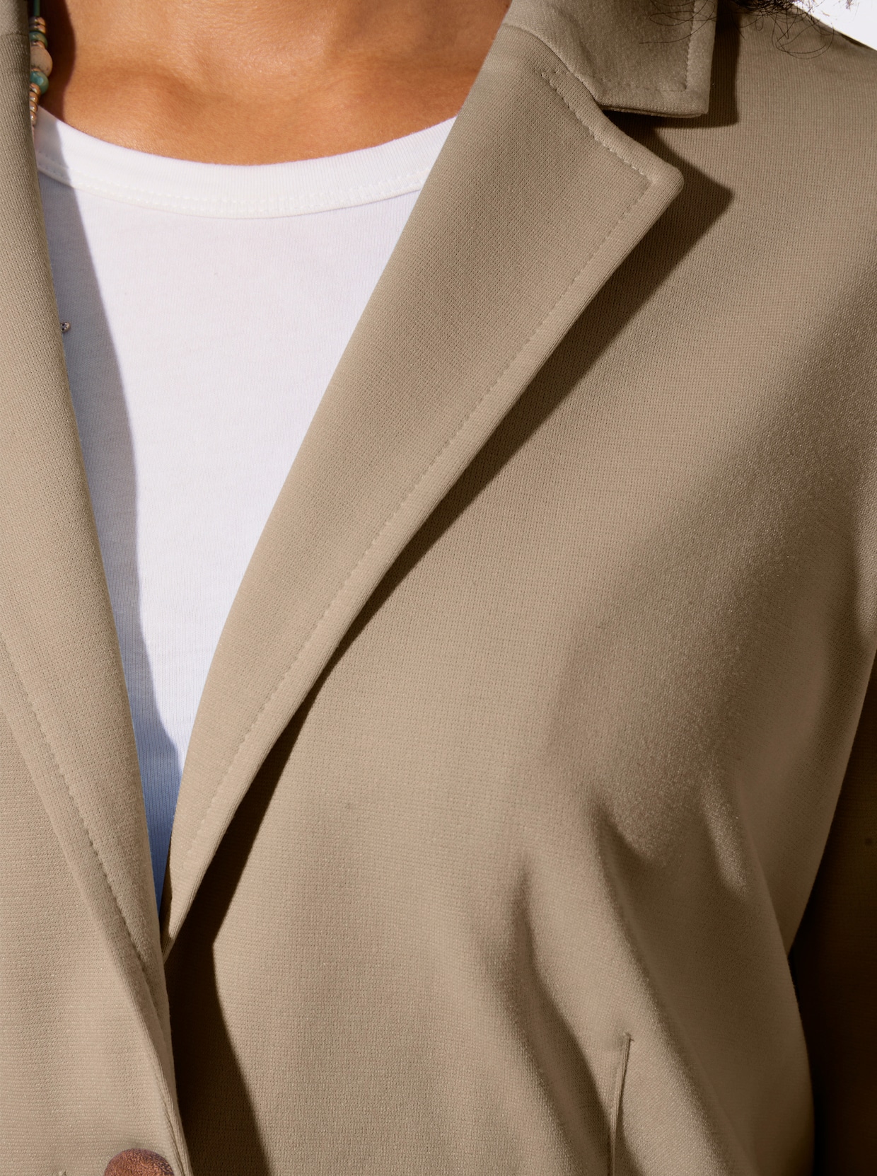 Jerseyblazer - beige
