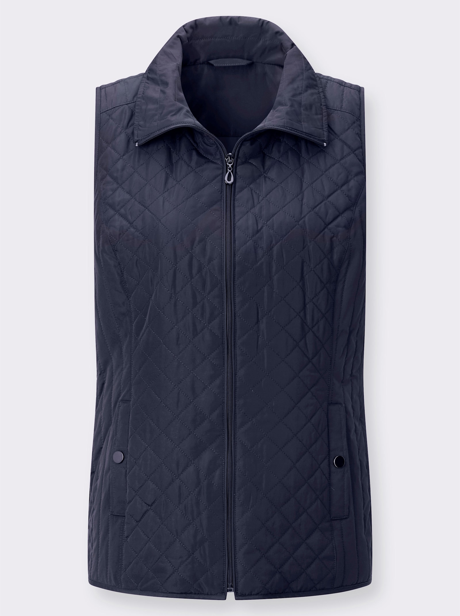 Steppweste mit 2 Taschen - marine