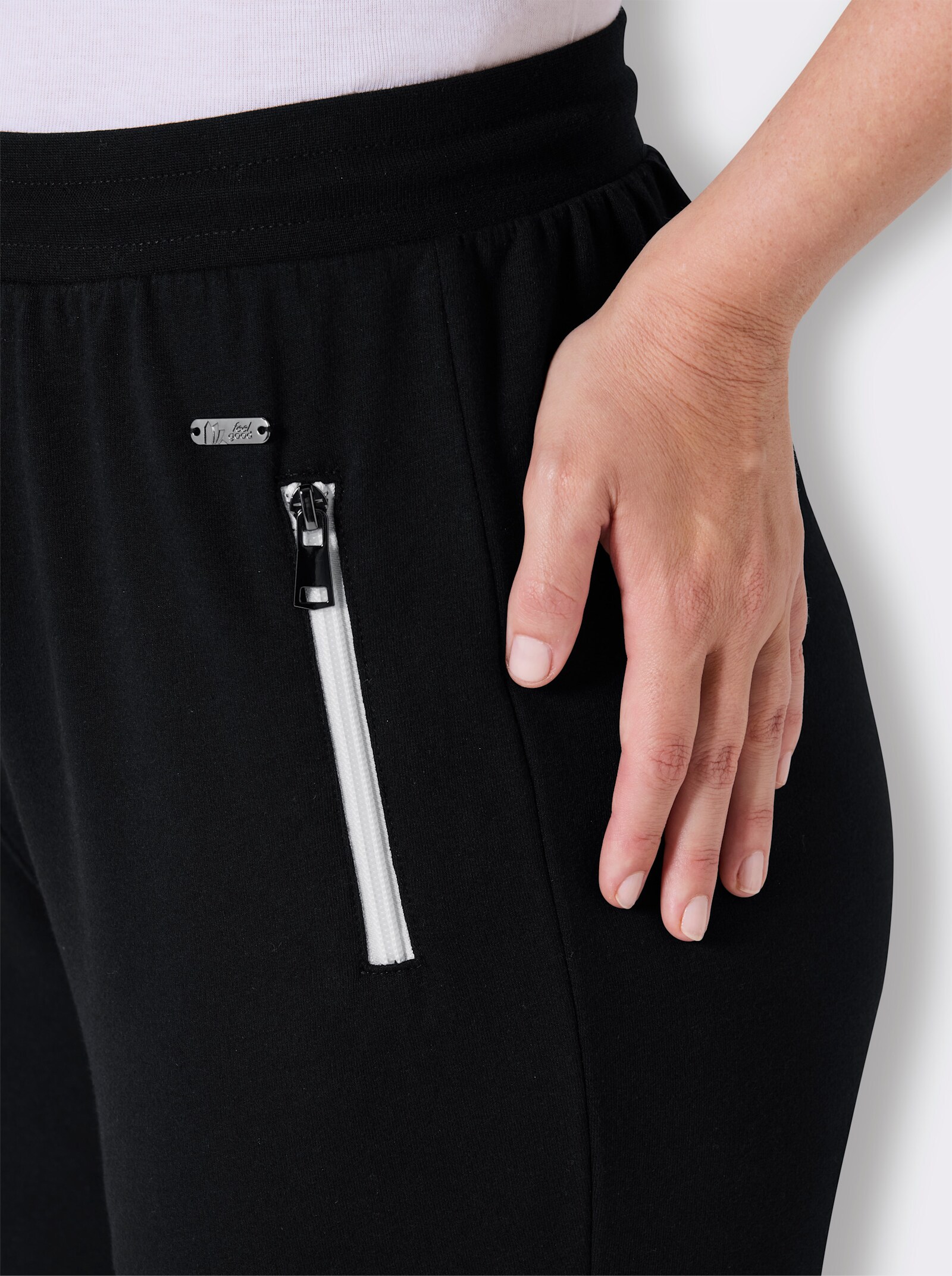 feel good Hose - schwarz-ecru