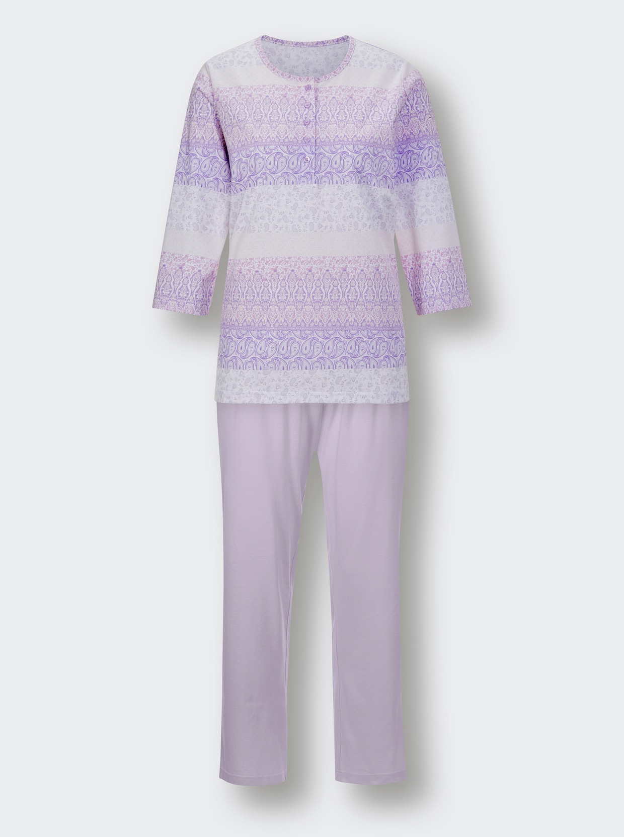 wäschepur Pyjama - lila/roze bedrukt