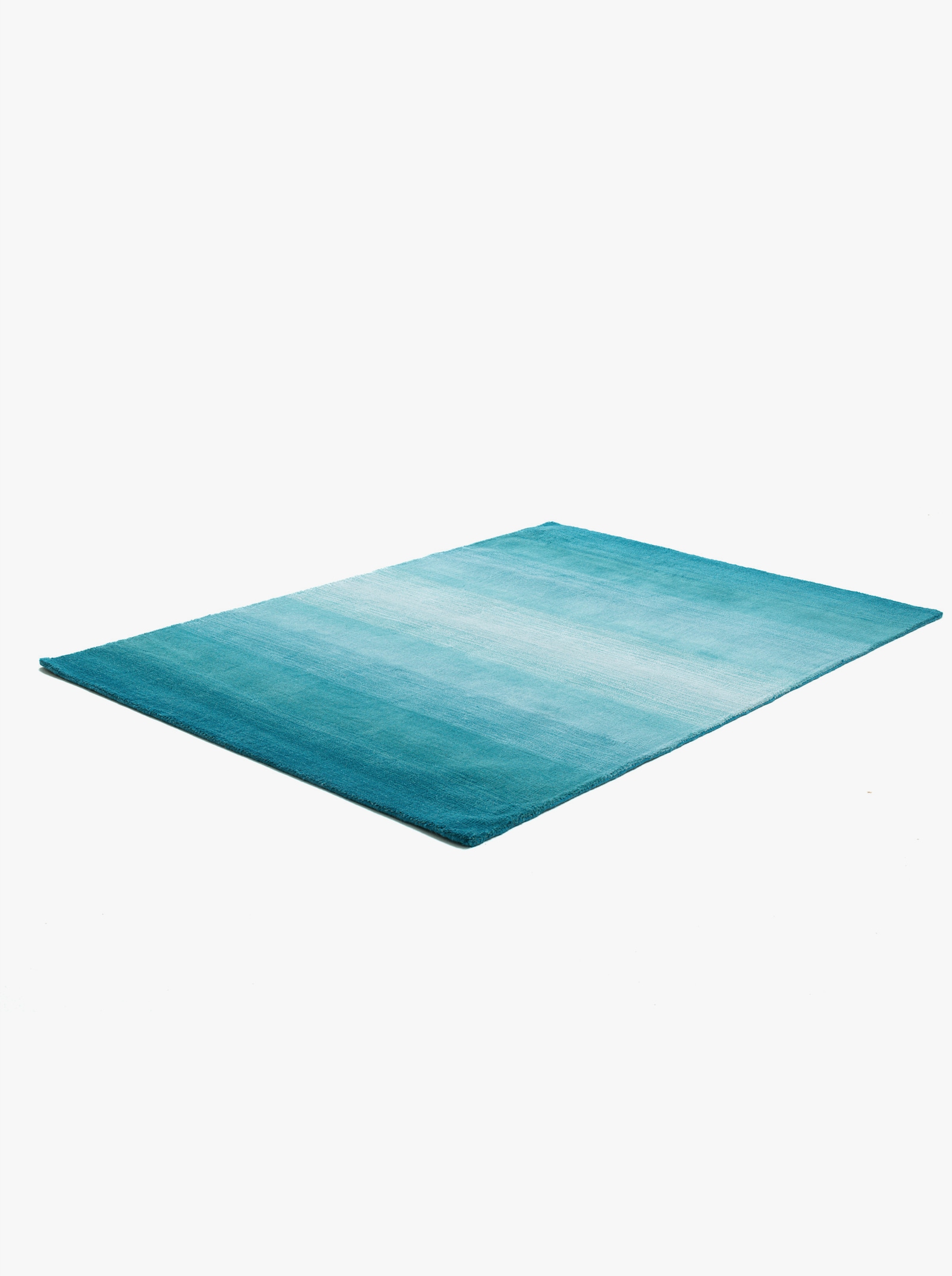 Theko Handwebteppich - türkis