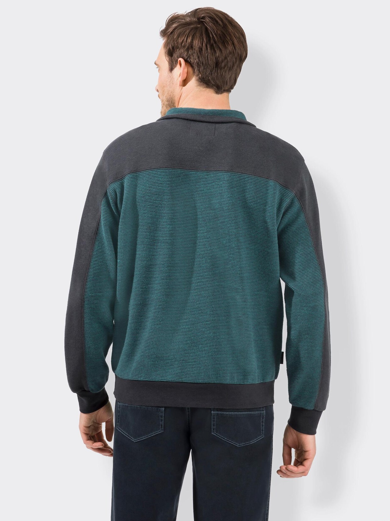 Marco Donati Sweatshirt - blau-grün