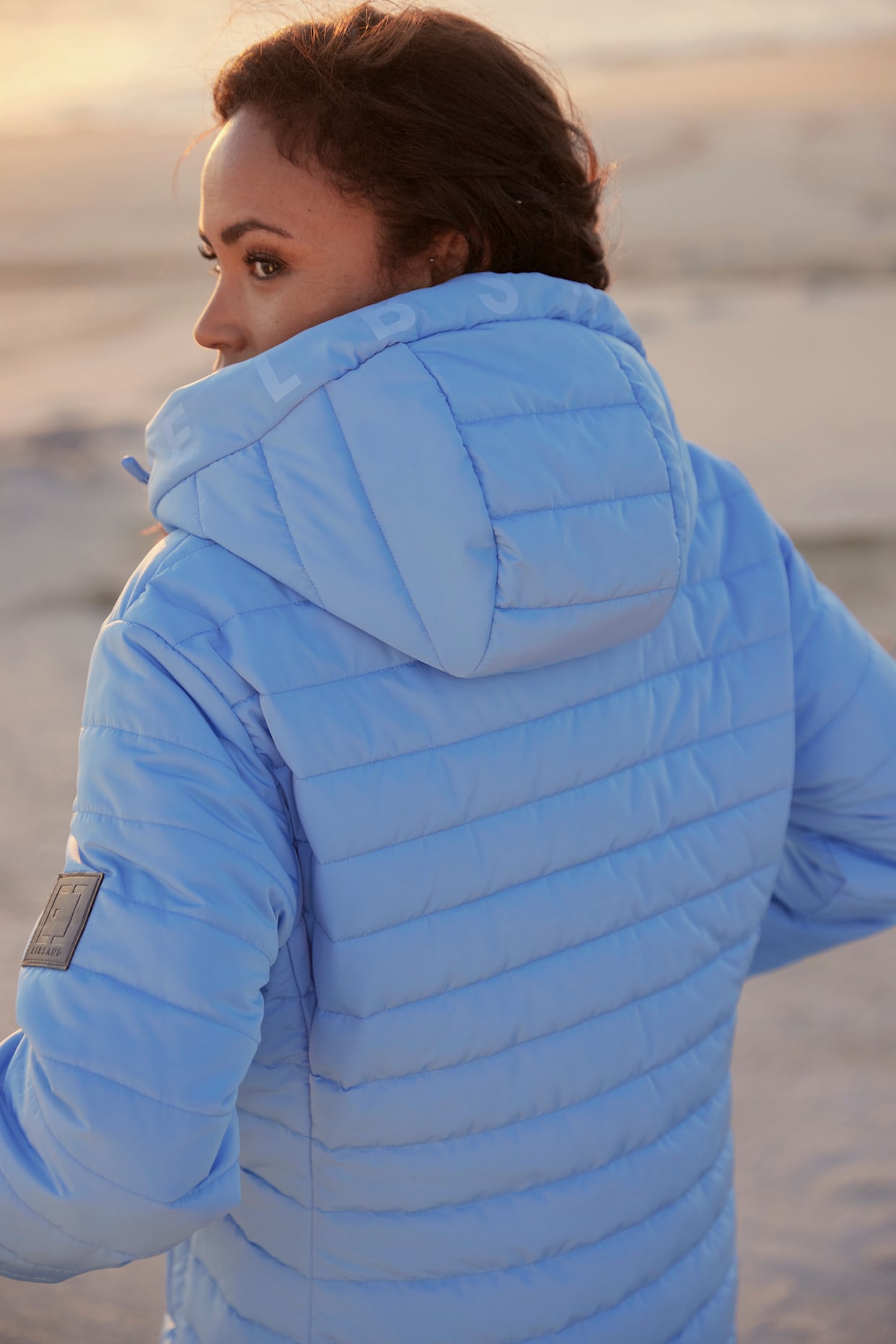 Elbsand Steppjacke - hellblau