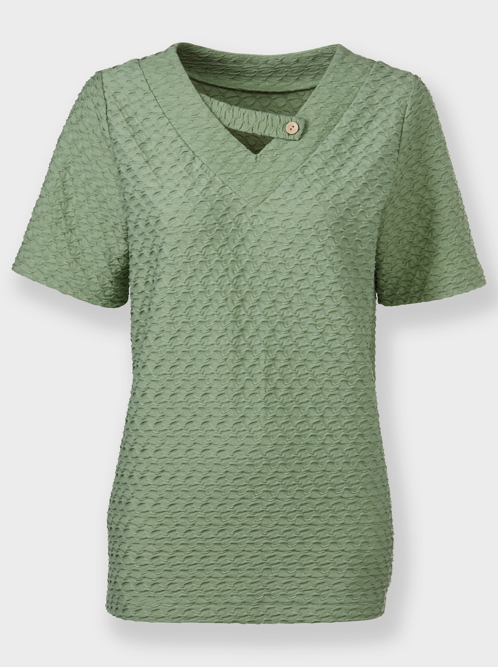 Shirt mit Applikation - eucalyptus