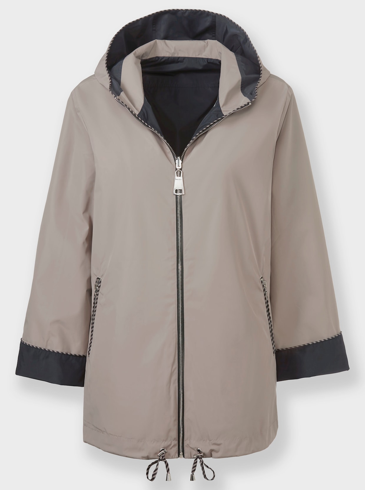 heine Wendejacke - schwarz-taupe