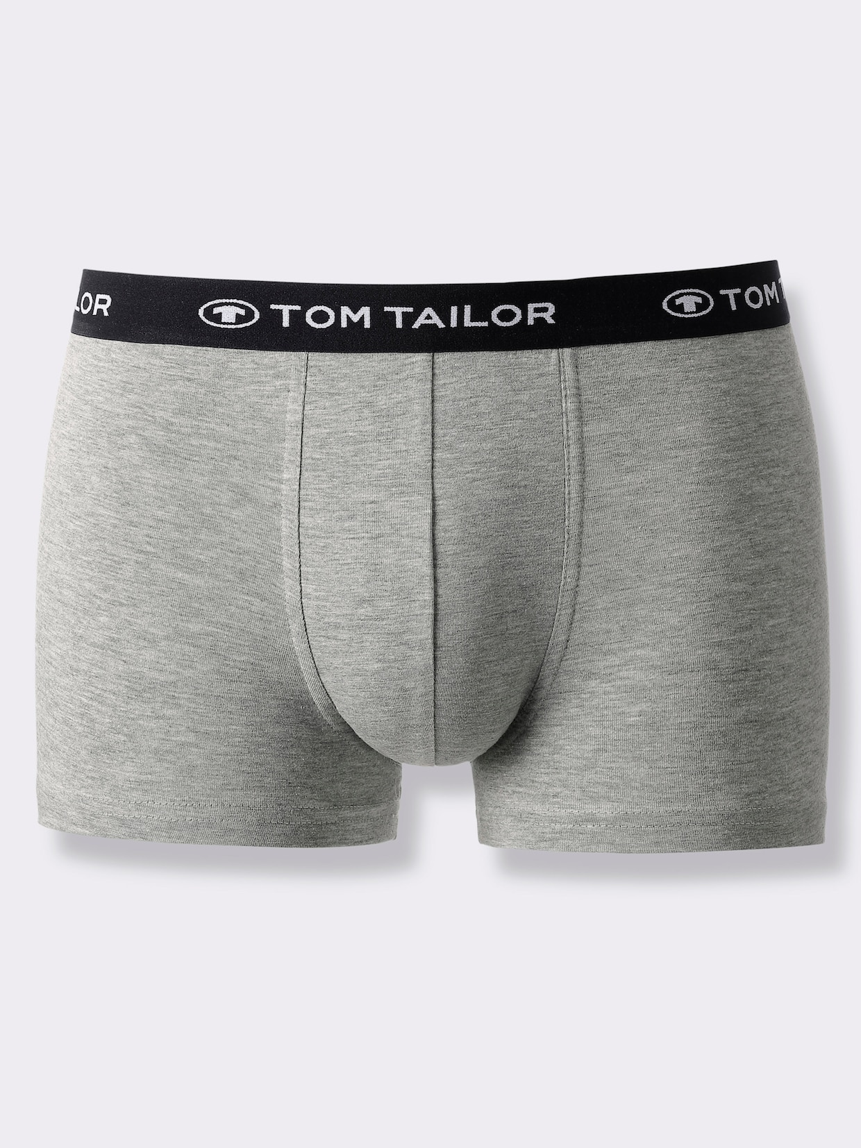 TOM TAILOR Boxerky - čierna+antracit.+sivý melír