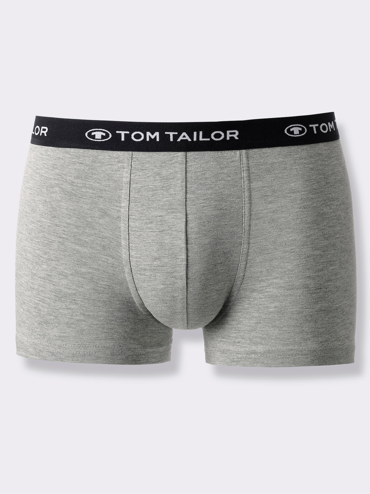 TOM TAILOR Pants - schwarz + anthrazit + grau-meliert