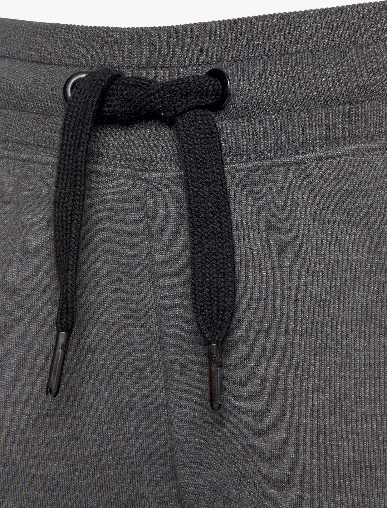 Pantalon sweat - anthracite chiné-noir