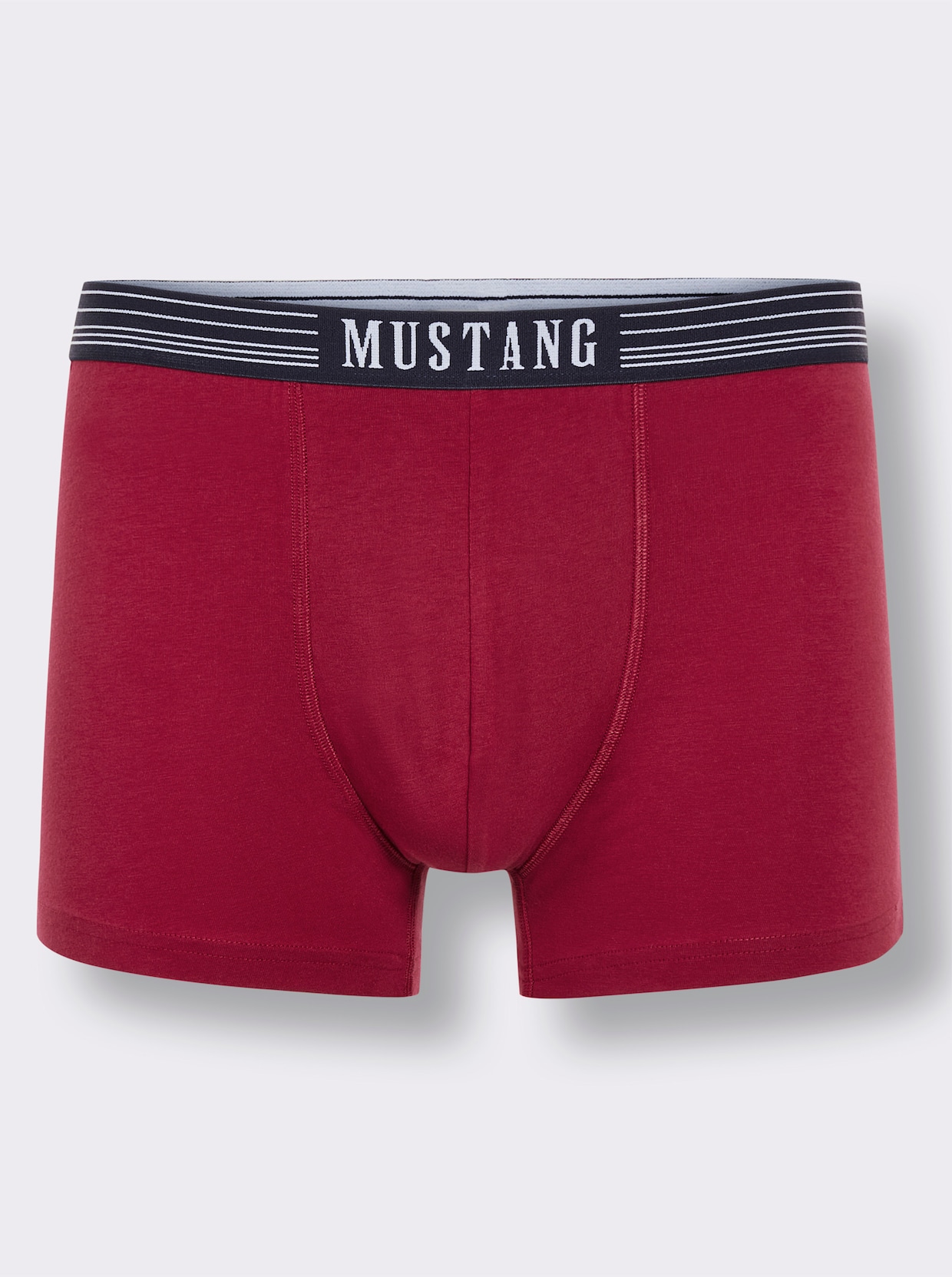 Mustang Broek - marine + wit + rood