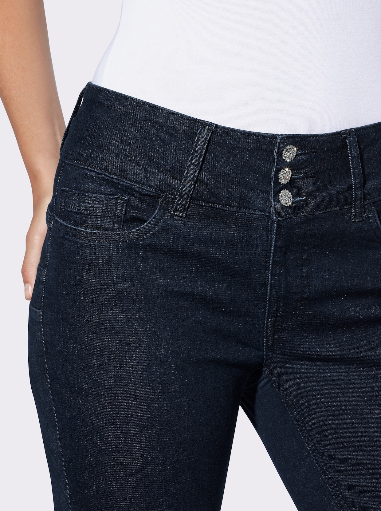 heine Push-up-Jeans - dark blue