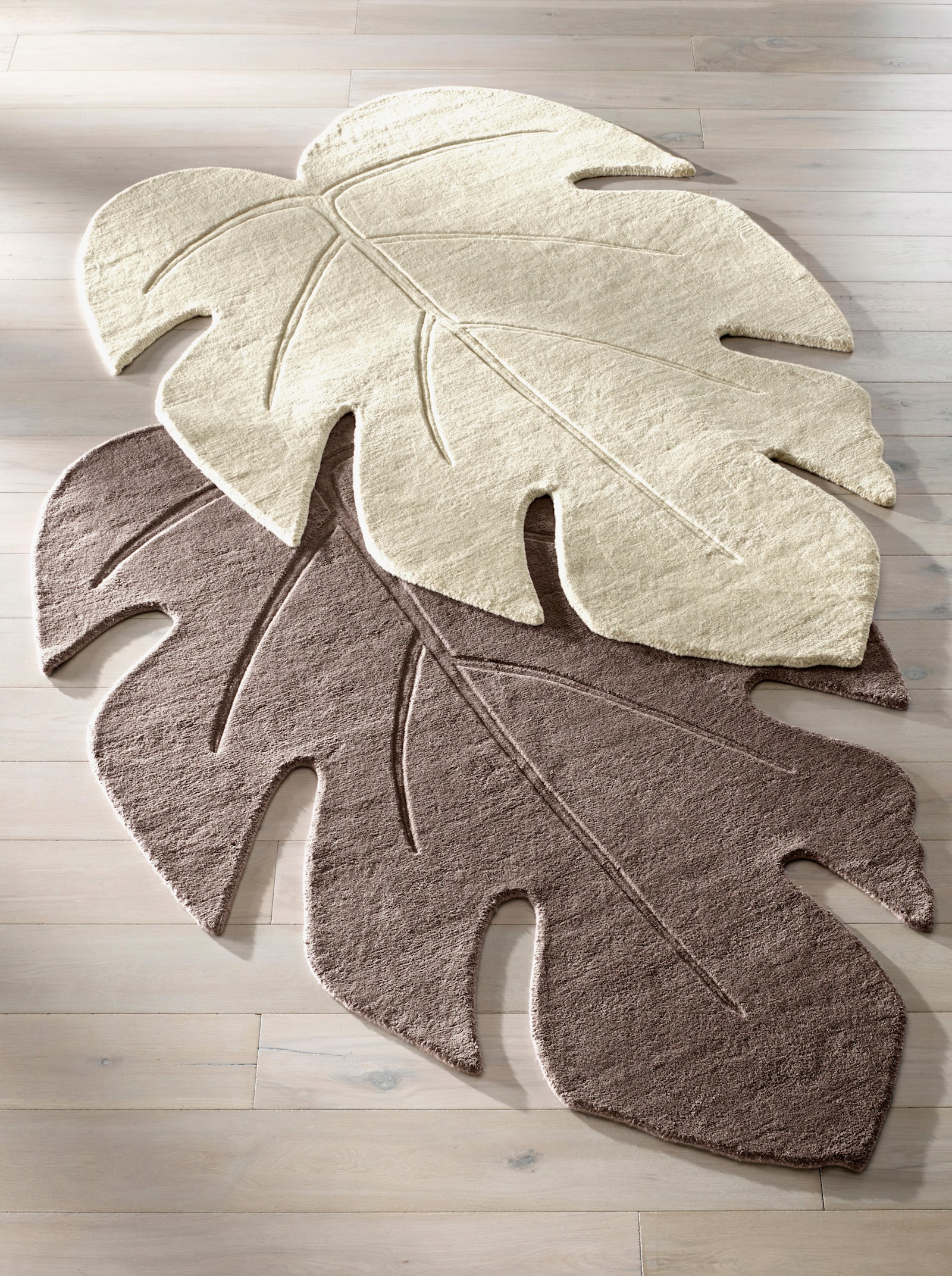 heine home Hochflorteppich - grau