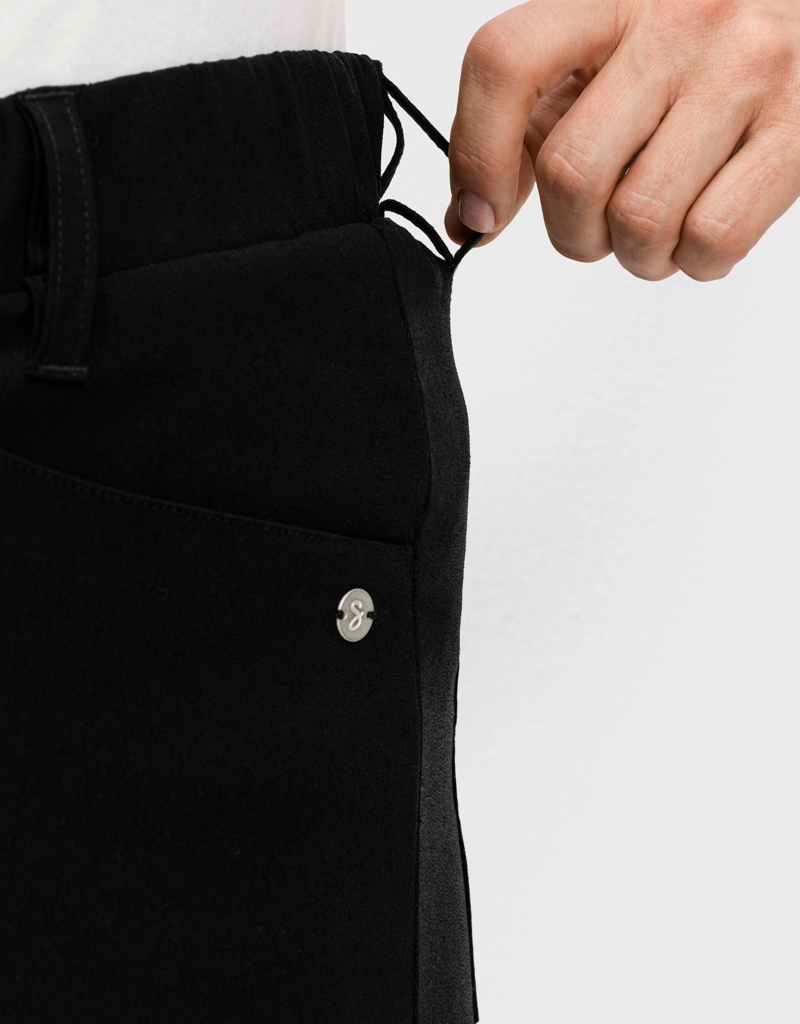 sheego Bengalinhose mit Shaping-Einsatz - schwarz