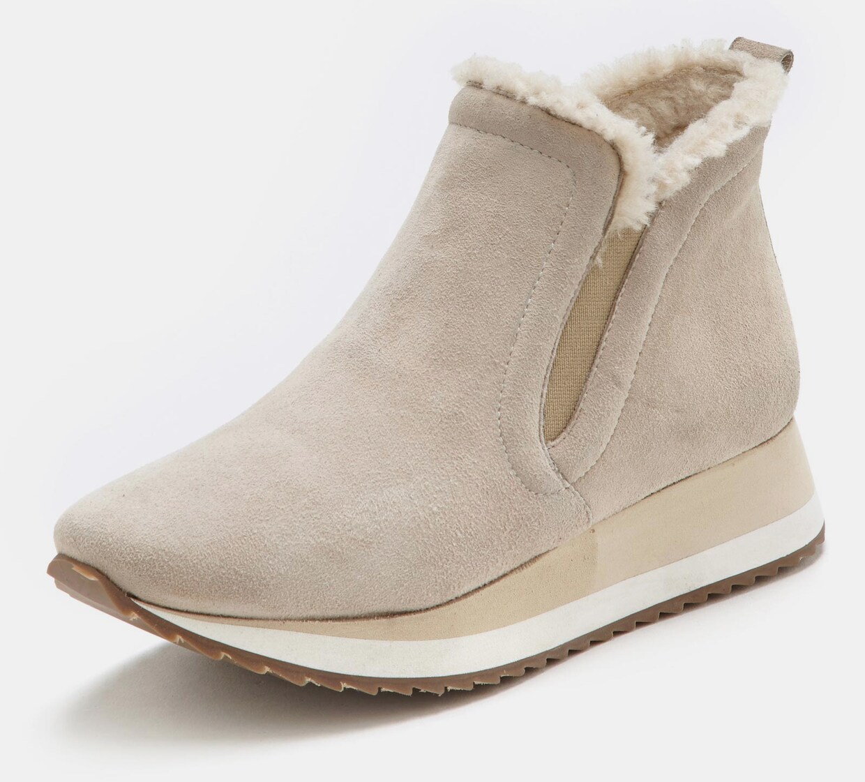 LASCANA Stiefelette - beige