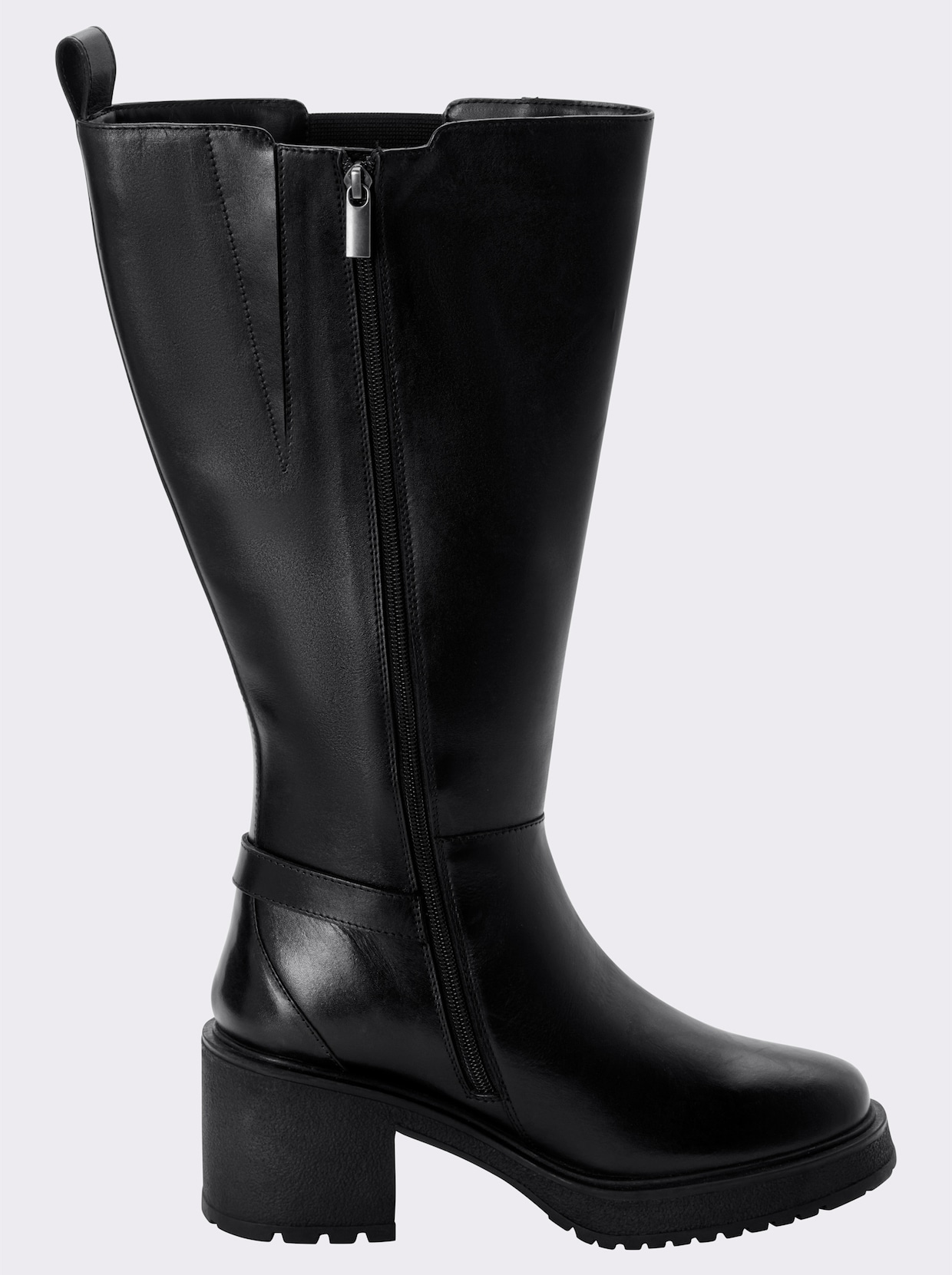 sheego Weitschaftstiefel - schwarz