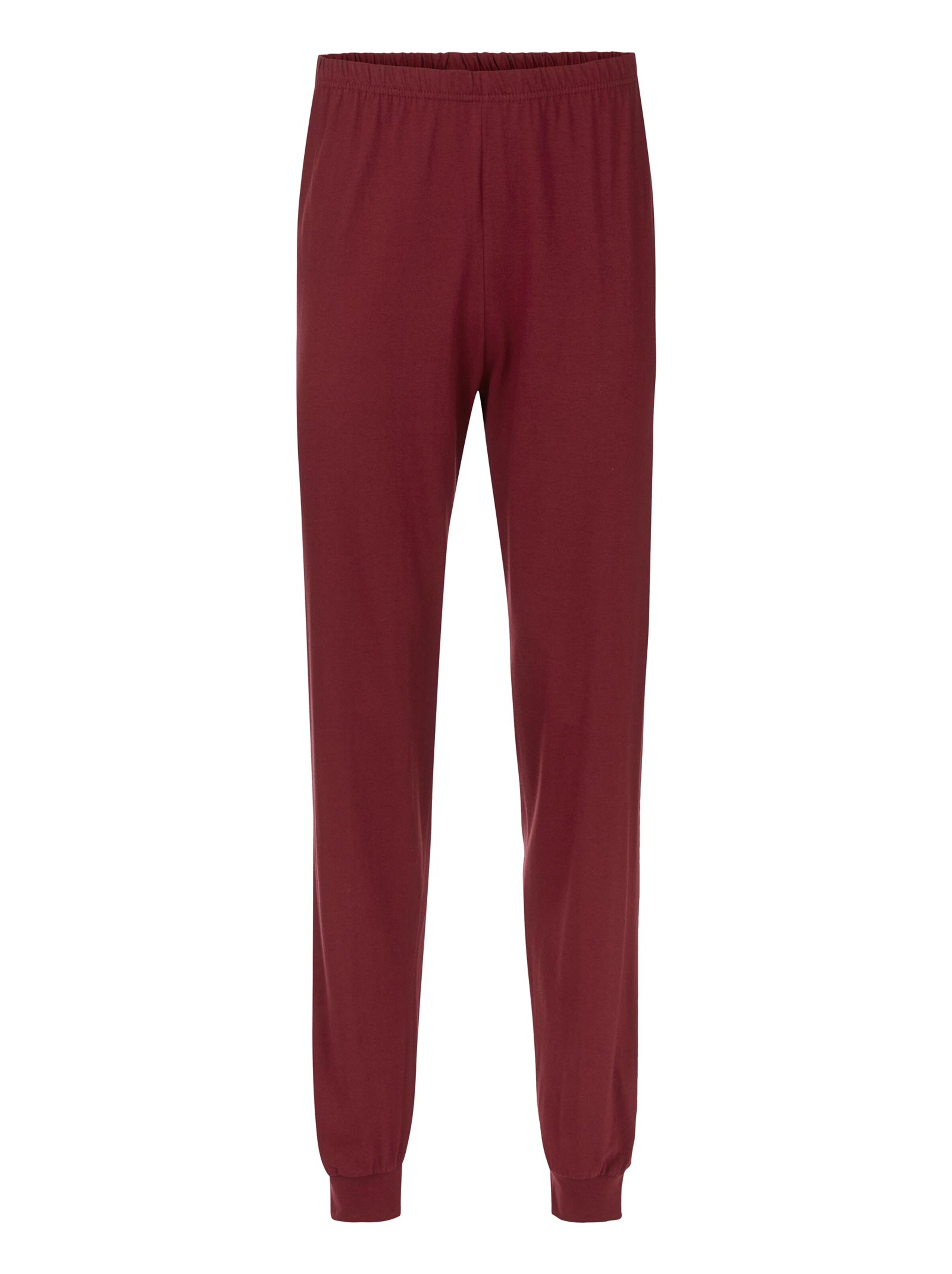 Normann Schlafanzug - weinrot