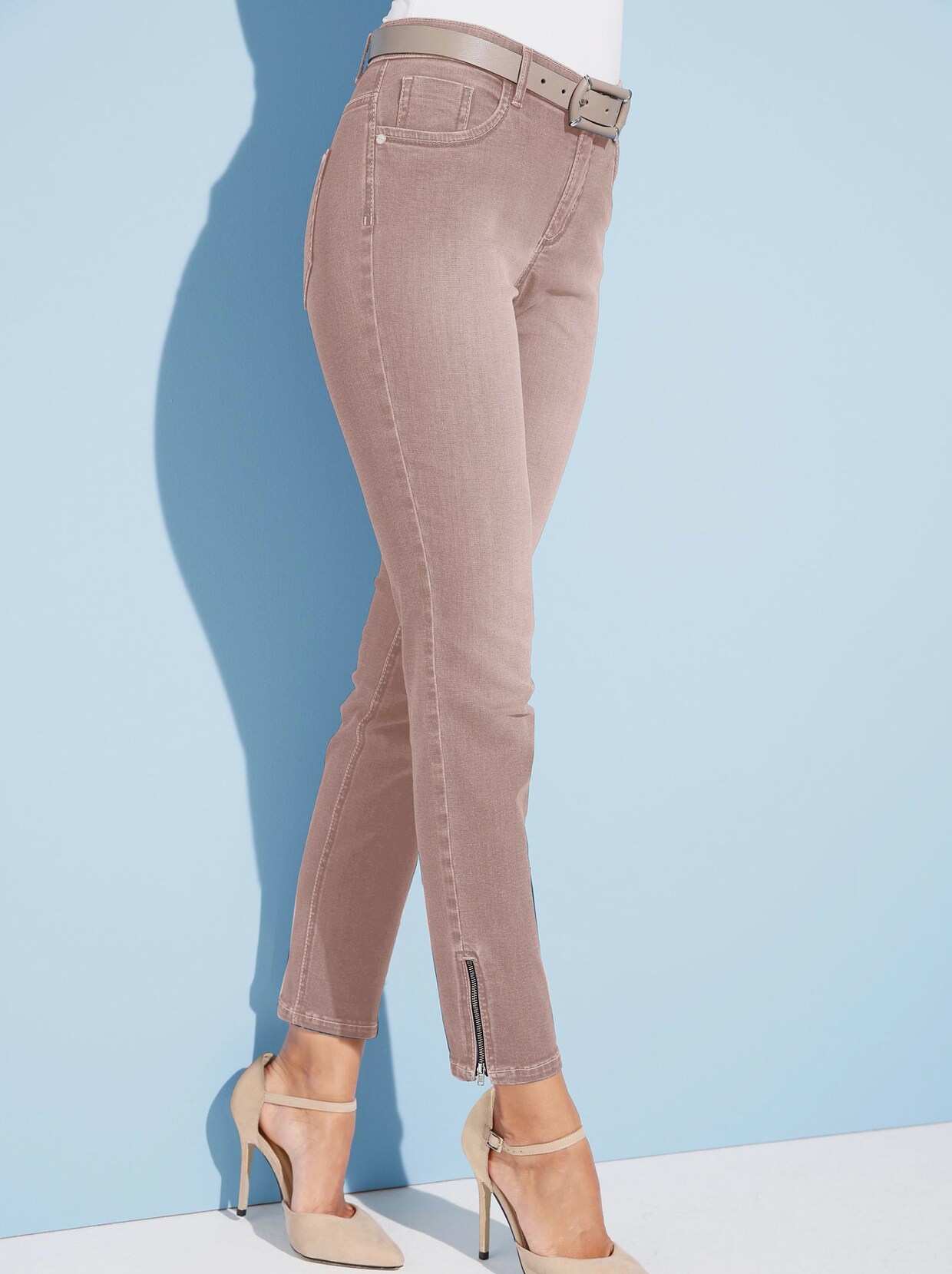Ascari Stretch-Jeans - rosé