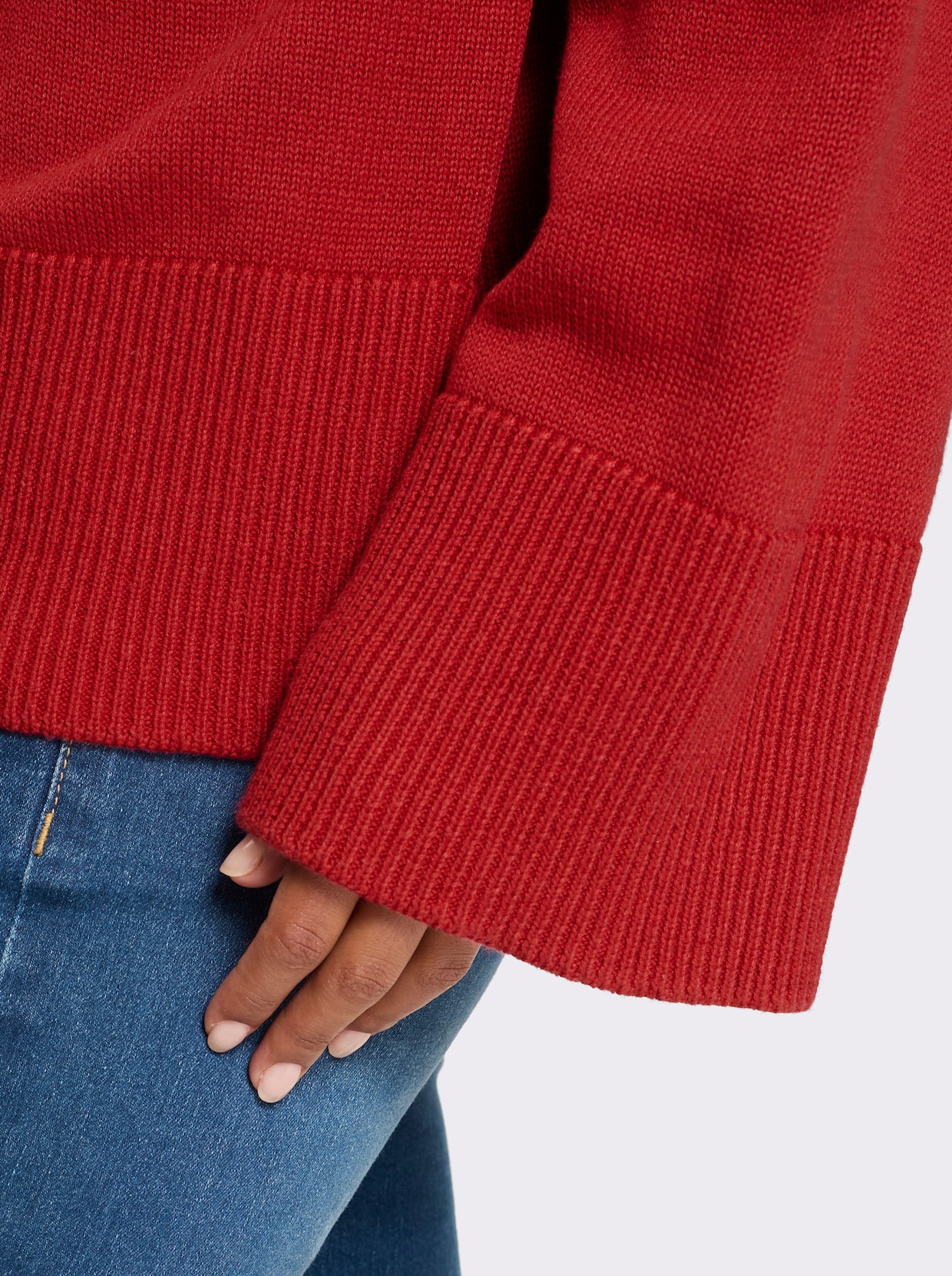 heine Strickjacke - erdbeere