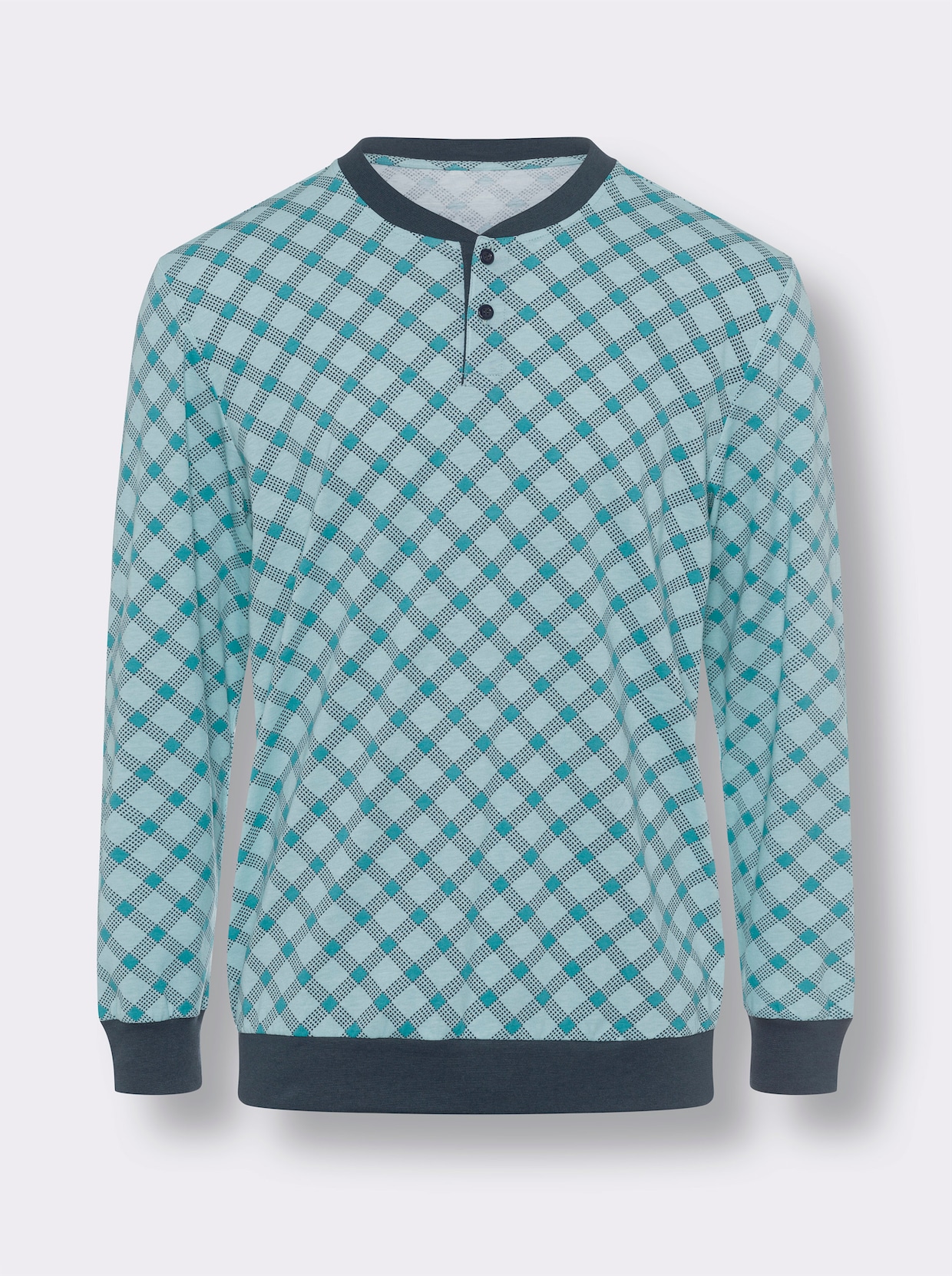 Pyjama - aquamarine/donkerblauw