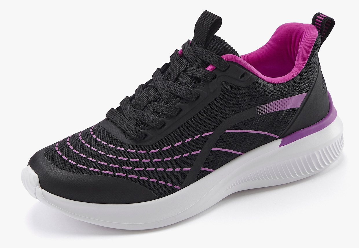 LASCANA Baskets - noir/violet