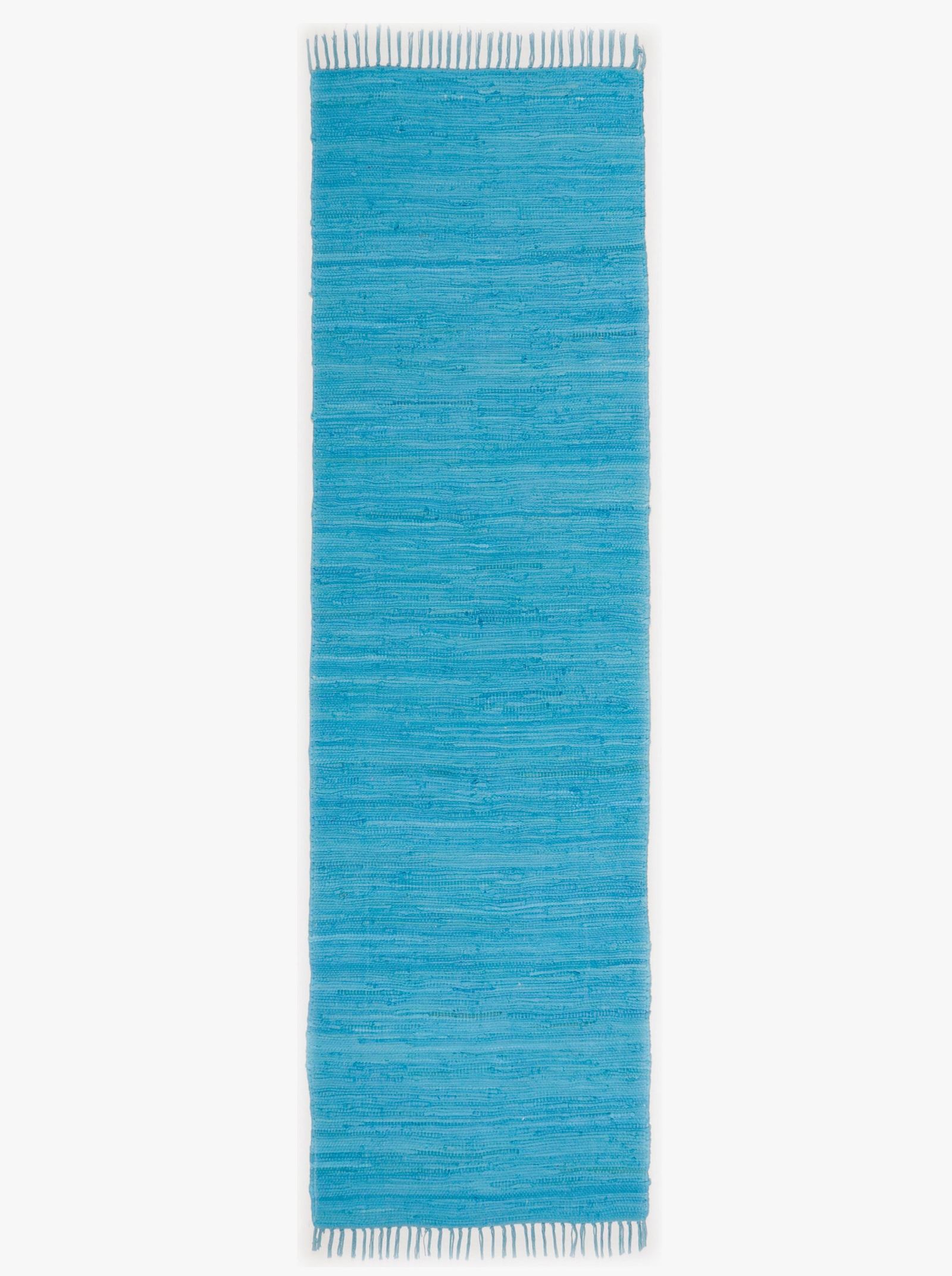 Theko Handwebteppich - türkis