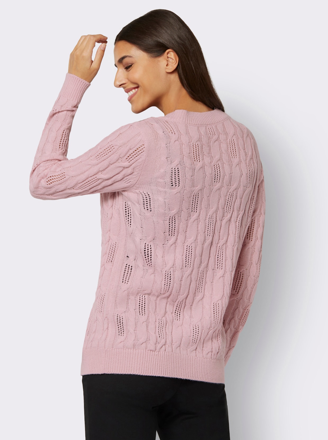 Strickjacke - rosé