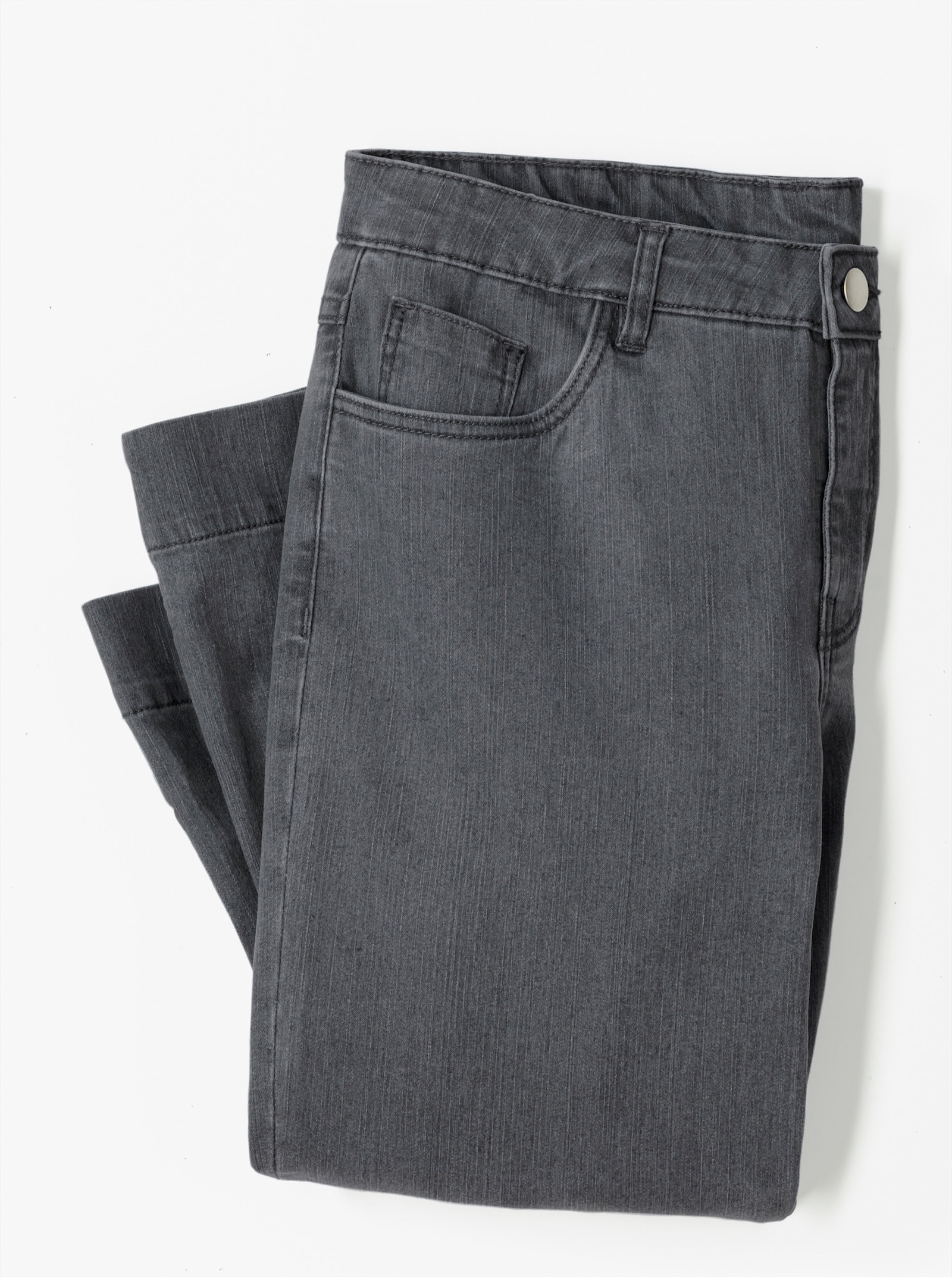 Jean avec jambes larges - gris pierre-gris-denim