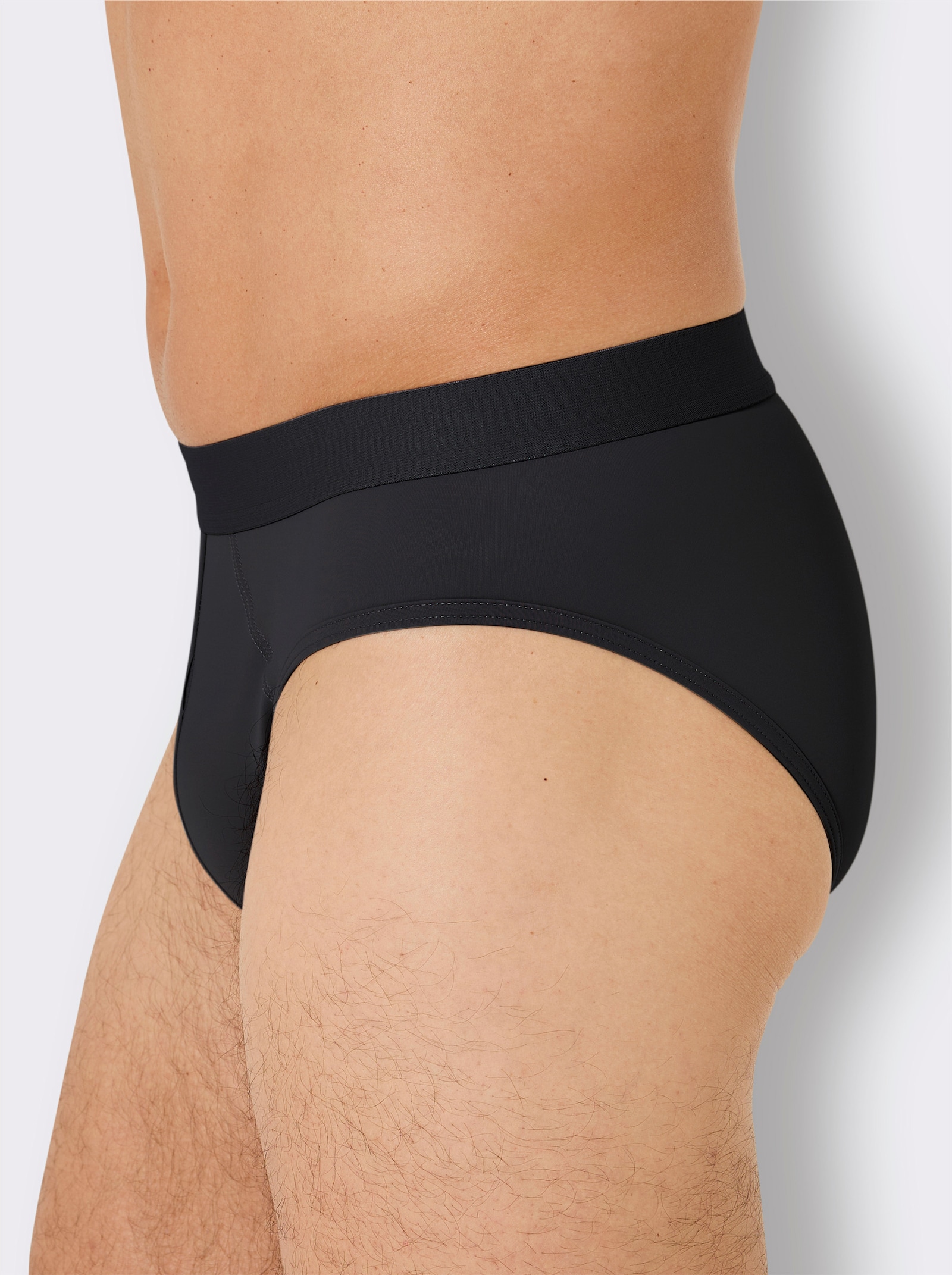 wäschepur men Slip - schwarz