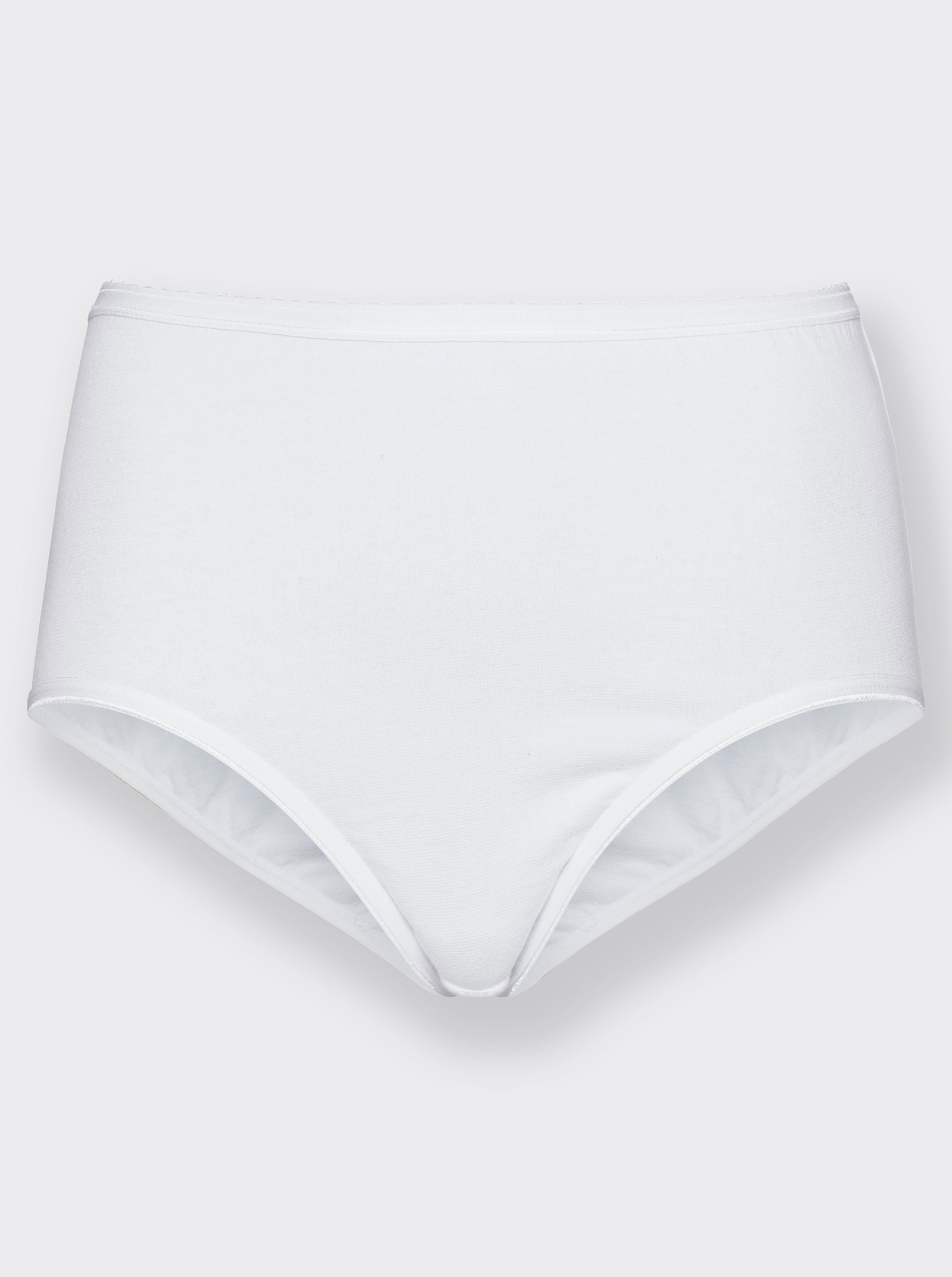 wäschepur Taillenslip aus Single-Jersey - 5x weiss + 5x schwarz