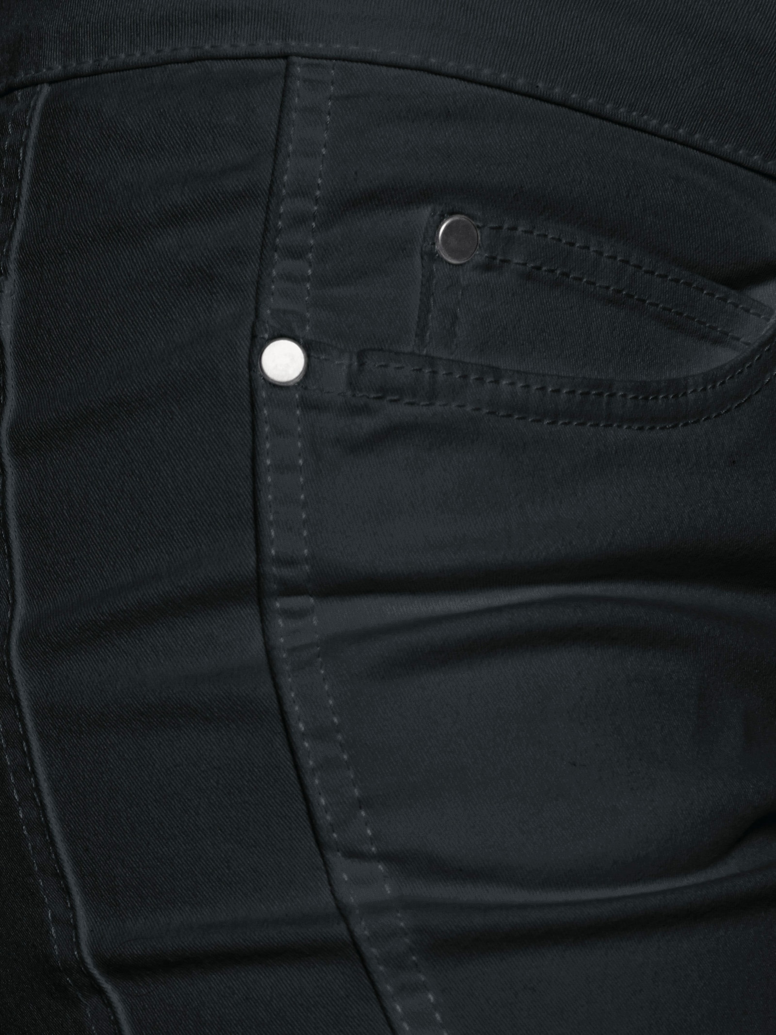 heine Röhrenhose mit Bauchweg-Einsatz vorn - schwarz