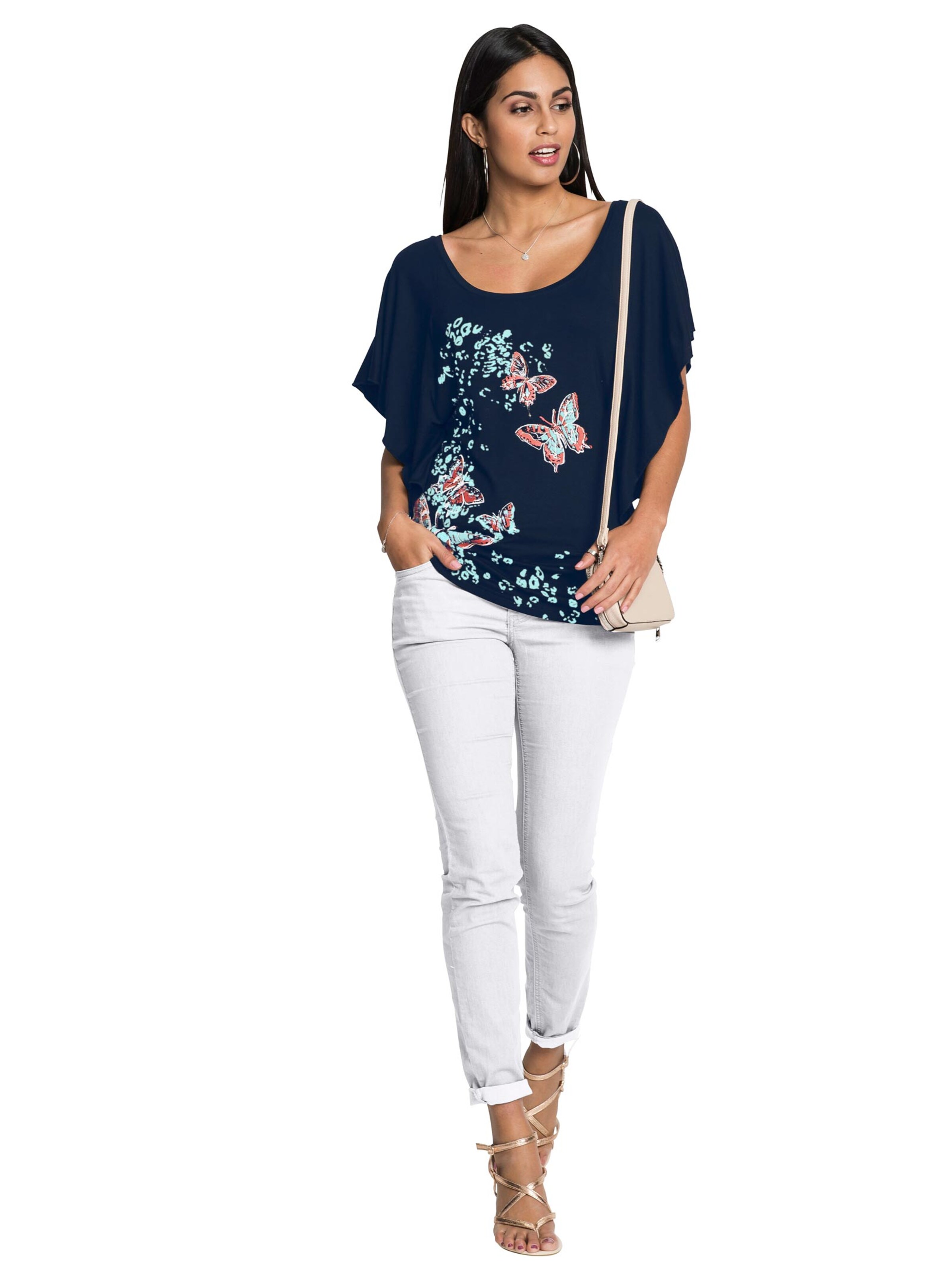 Shirt - marine-bedruckt