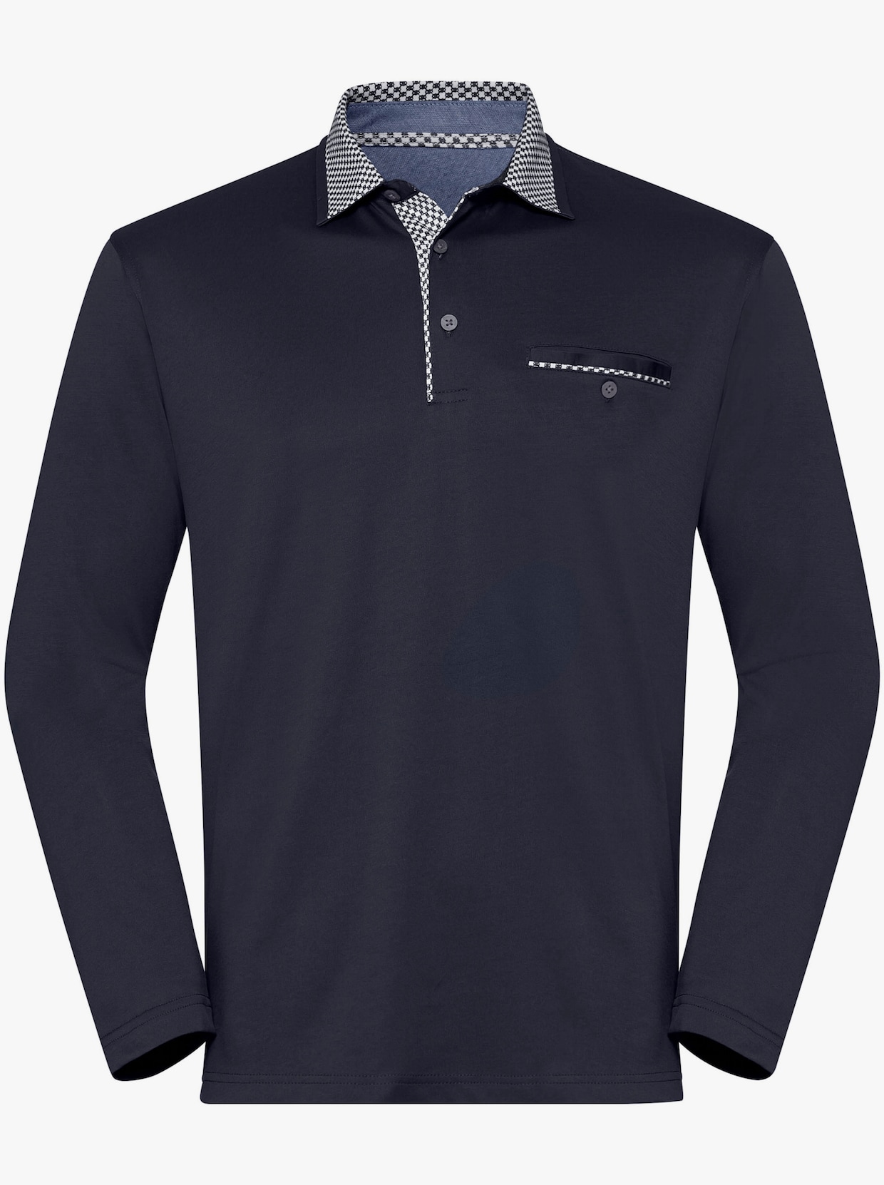 Hajo Langarm-Shirt - marine