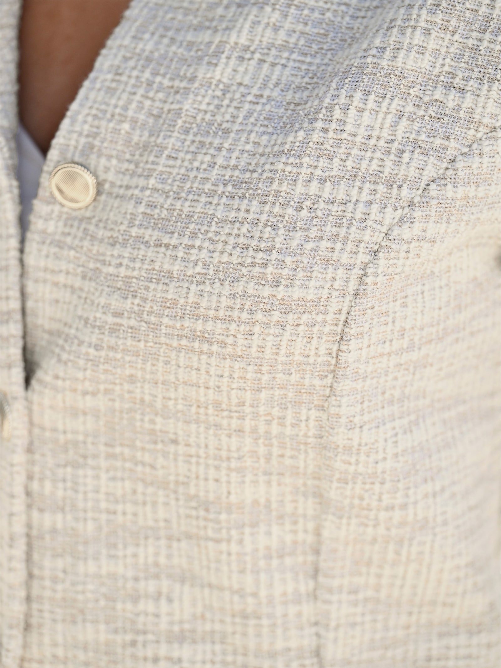 heine Hosenanzug aus Struktur-Jersey - champagner