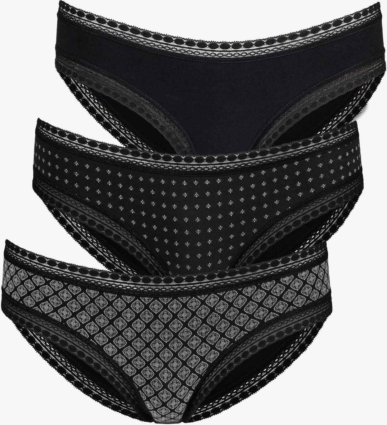 LASCANA Bas de maillot de bain - noir