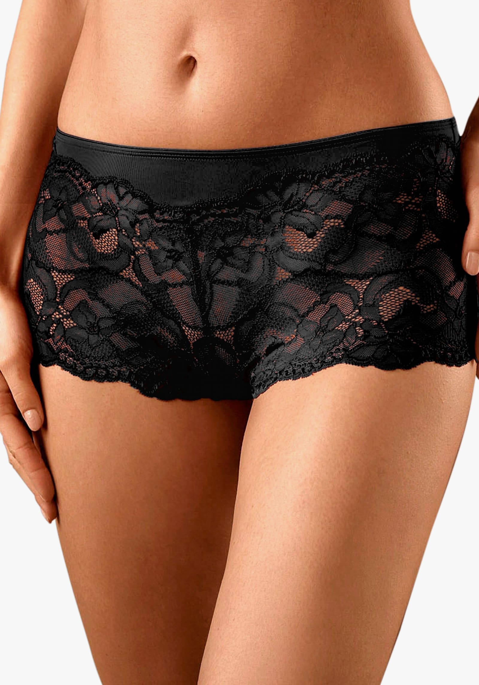 Vivance Panty - wit, zwart