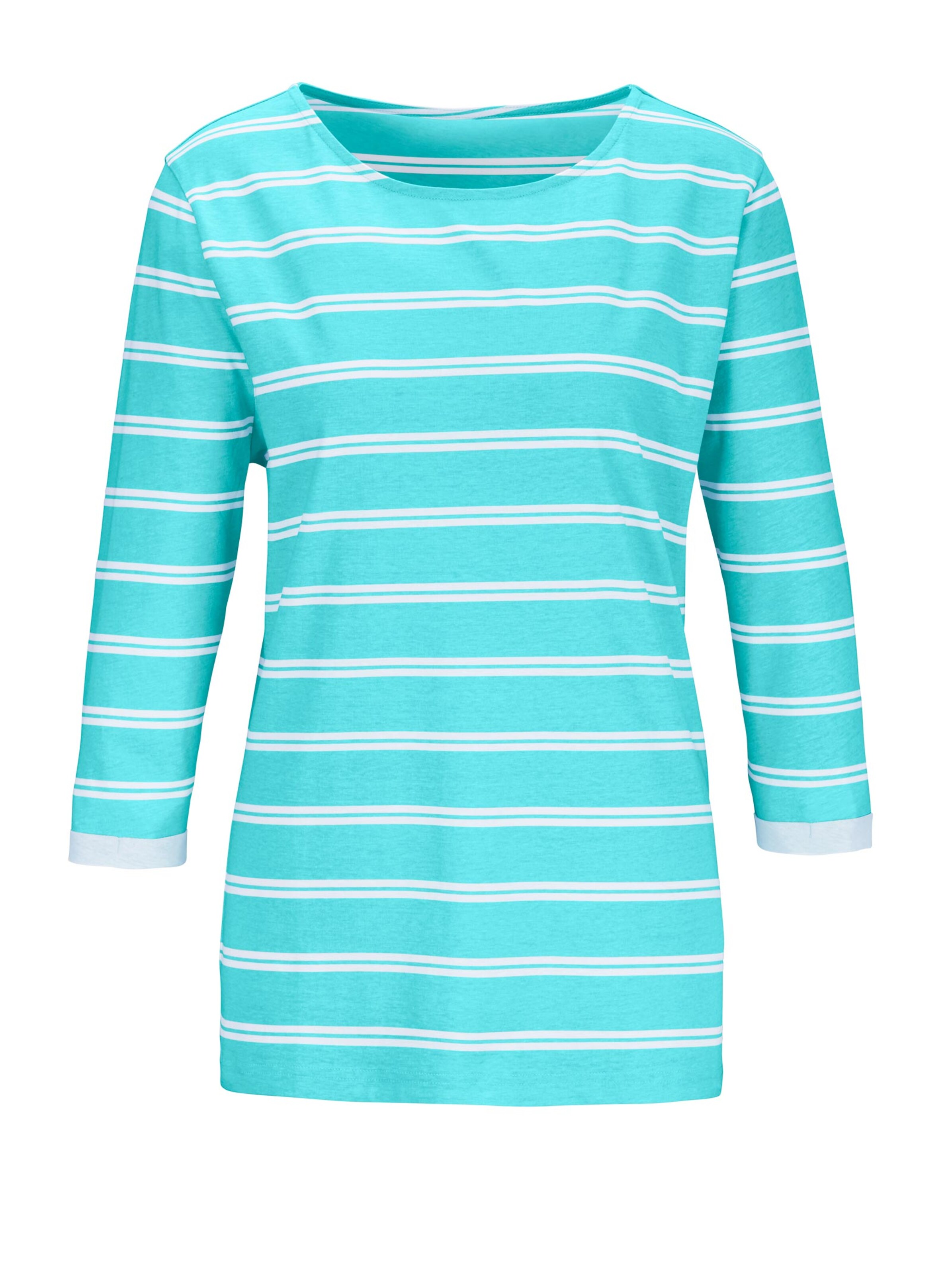 Shirt - mint-geringelt