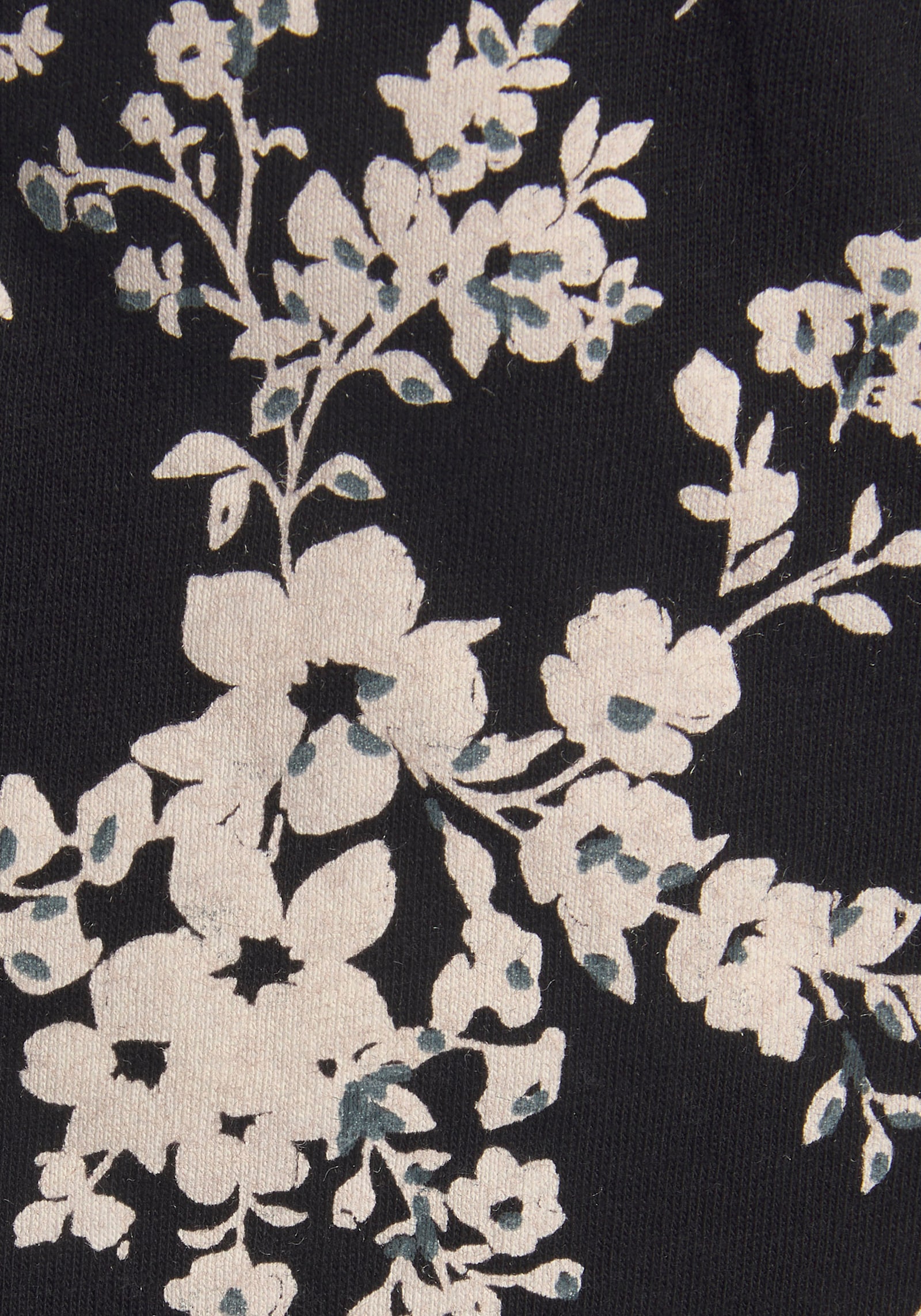 Vivance Dreams shortama - zwart/wit gebloemd