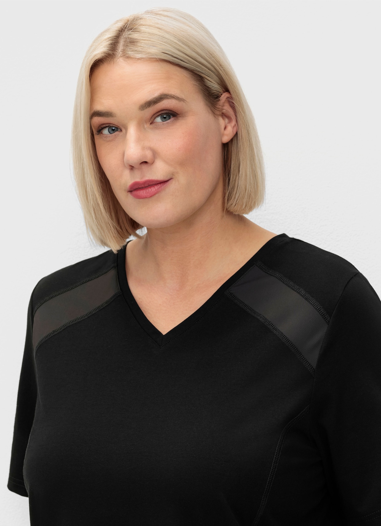 sheego Functioneel shirt - zwart