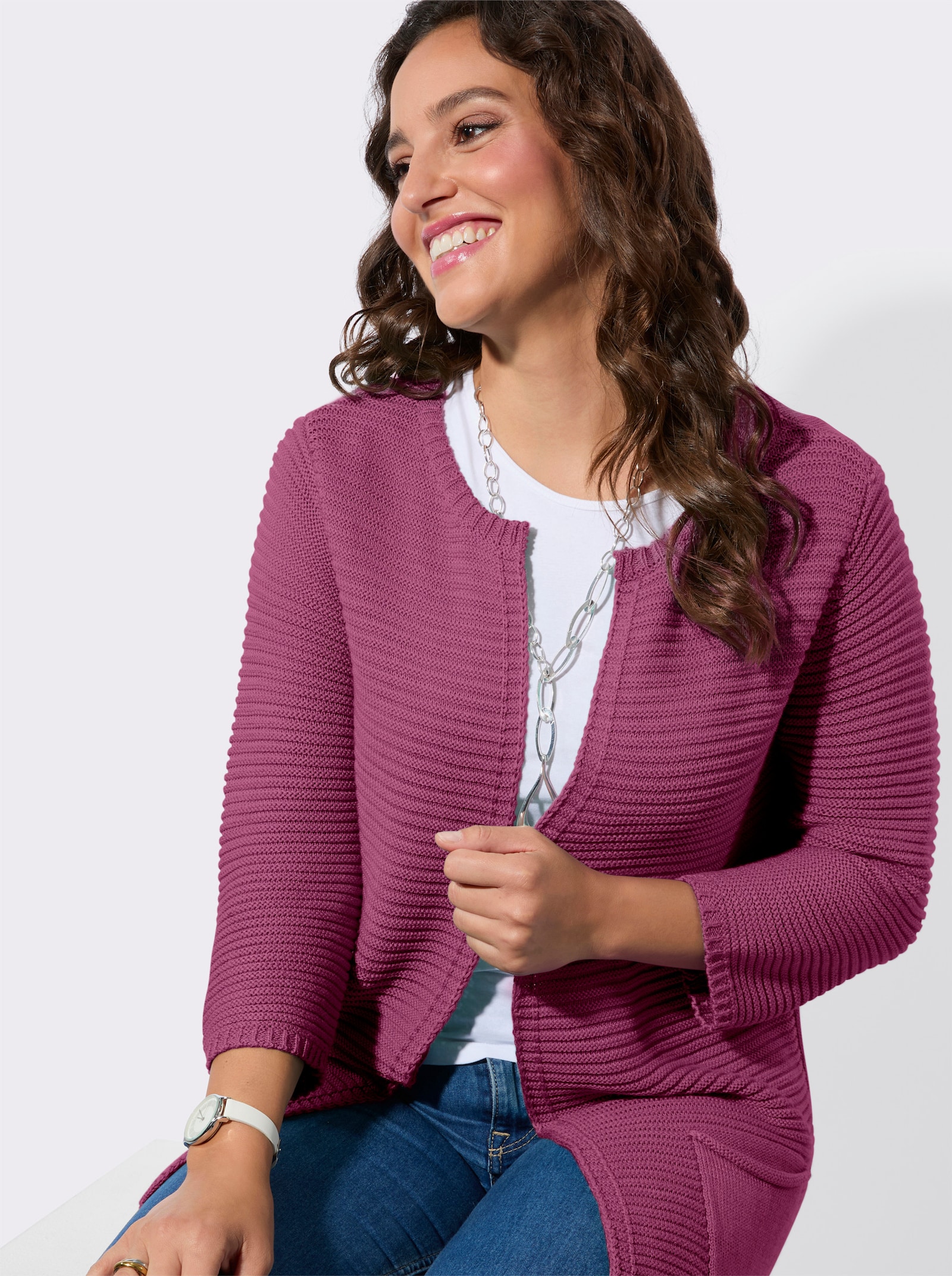 Strickjacke ohne Verschluss - erika