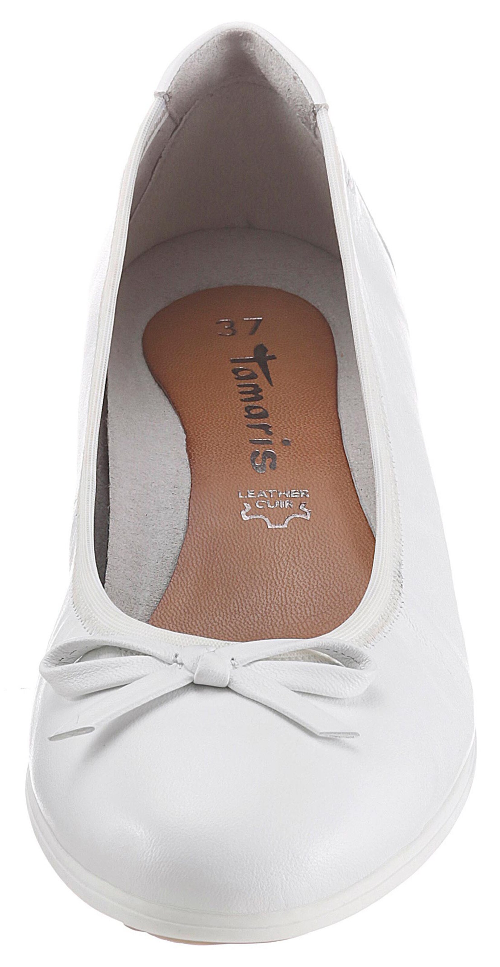 Tamaris ballerina in wit | heine