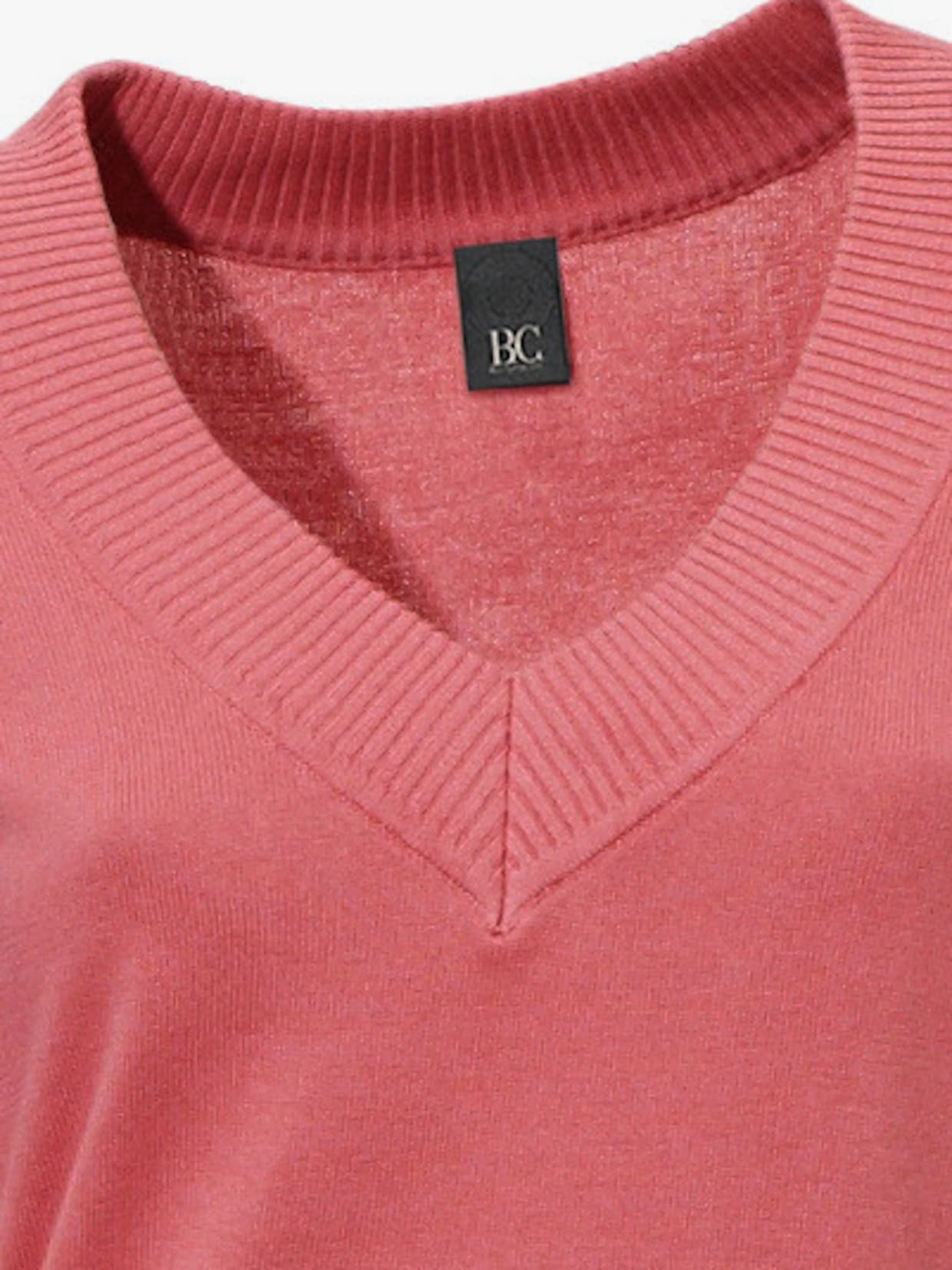 heine Pull à encolure en V - corail