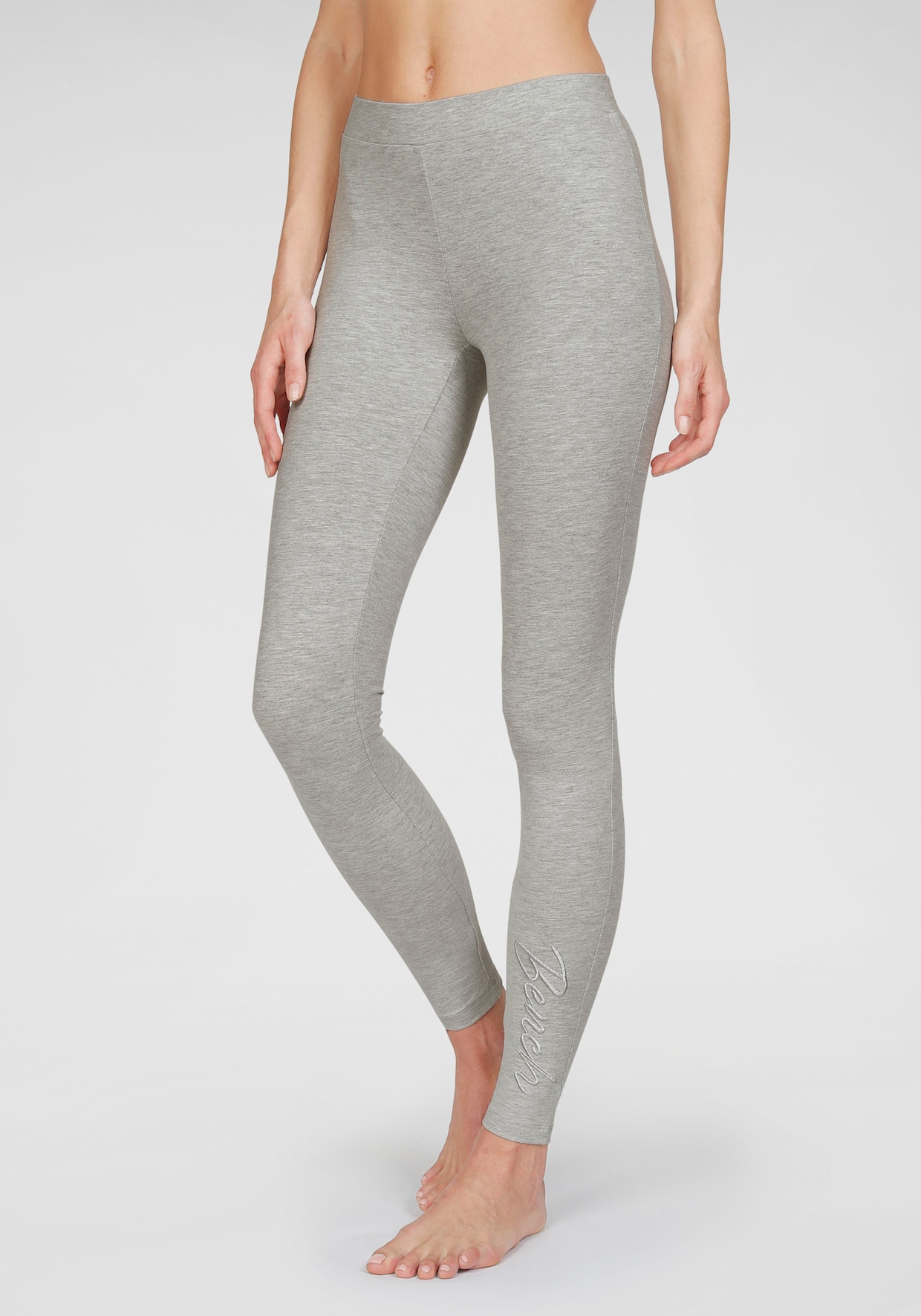Legging - lichtgrijs gemêleerd