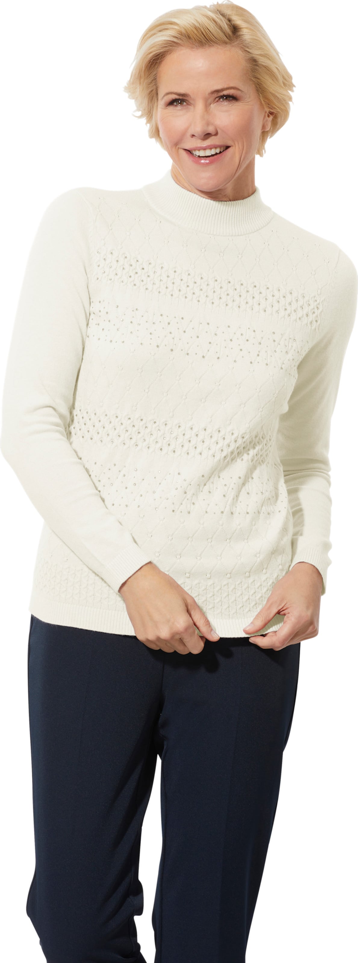 Thumbnail - Stehkragenpullover