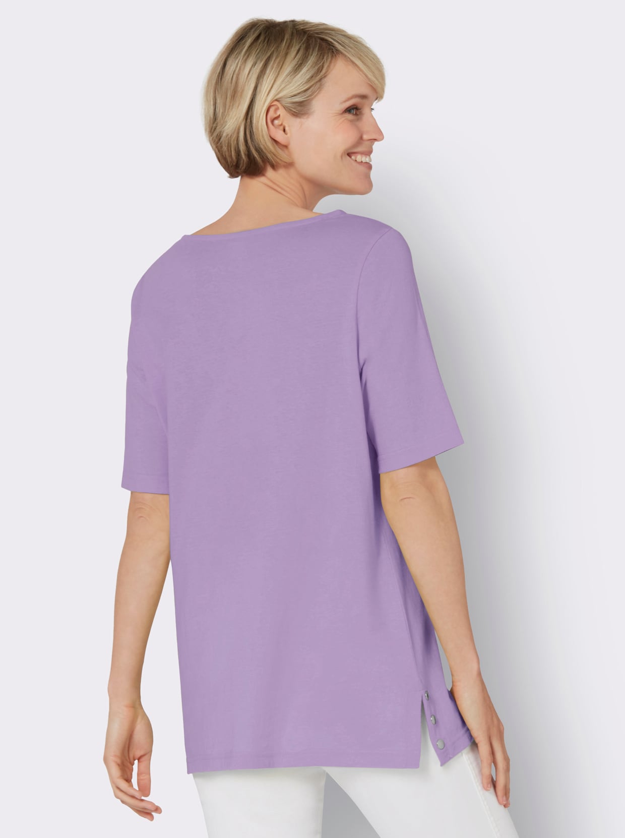 Shirt met korte mouwen - lavendel