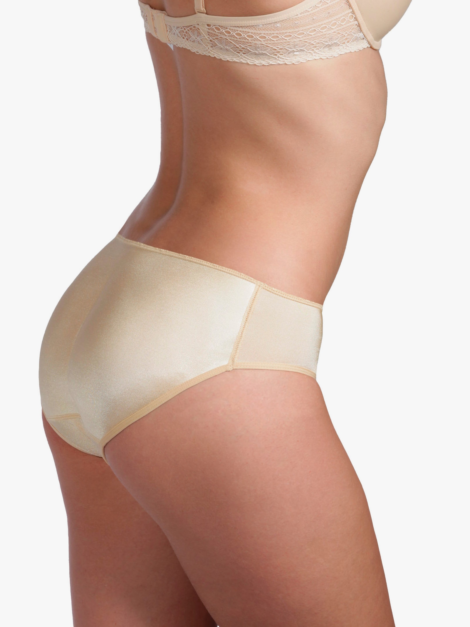 Po-Push-up-Slip mit Schaumstoff - haut